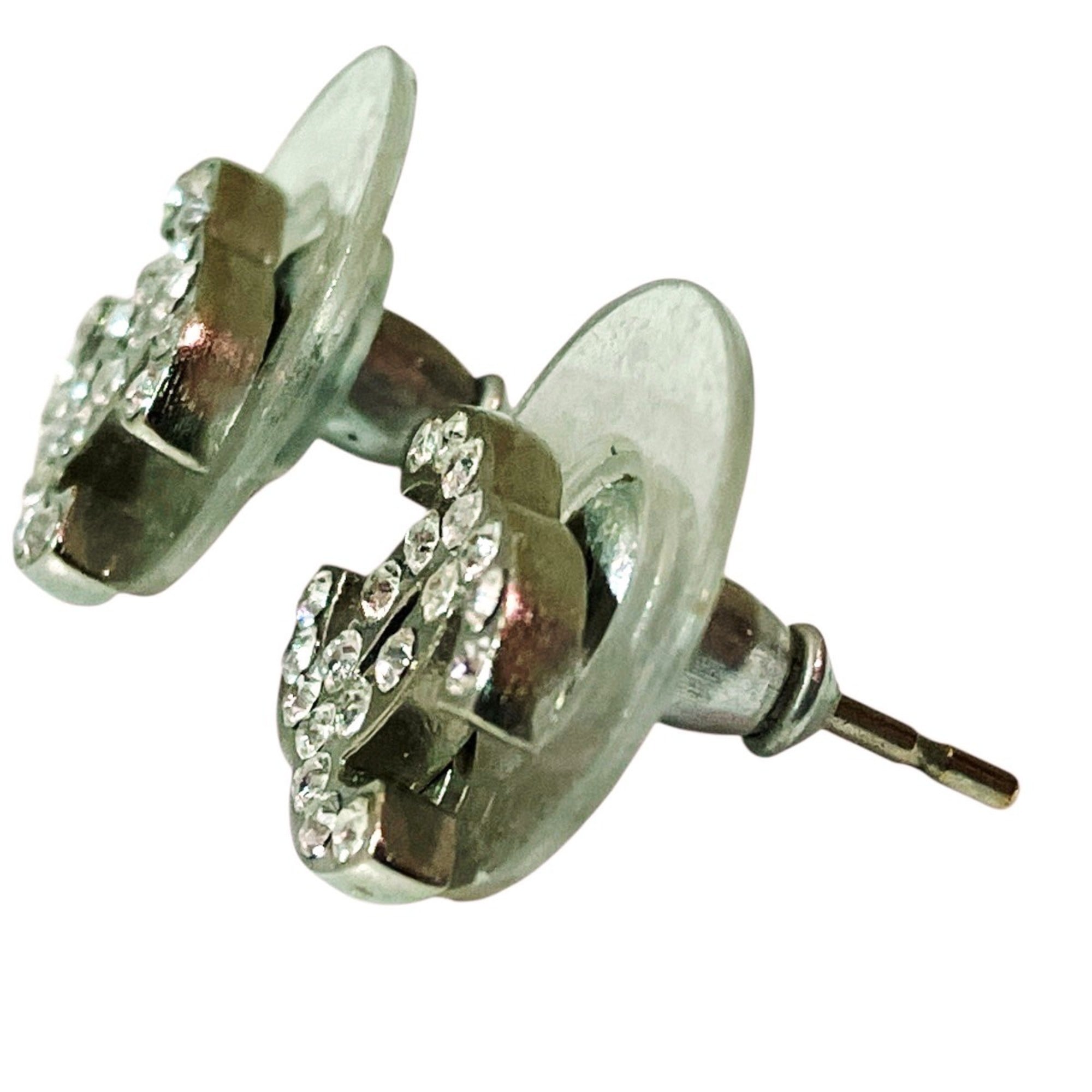 Rhinestone Earrings Alloy