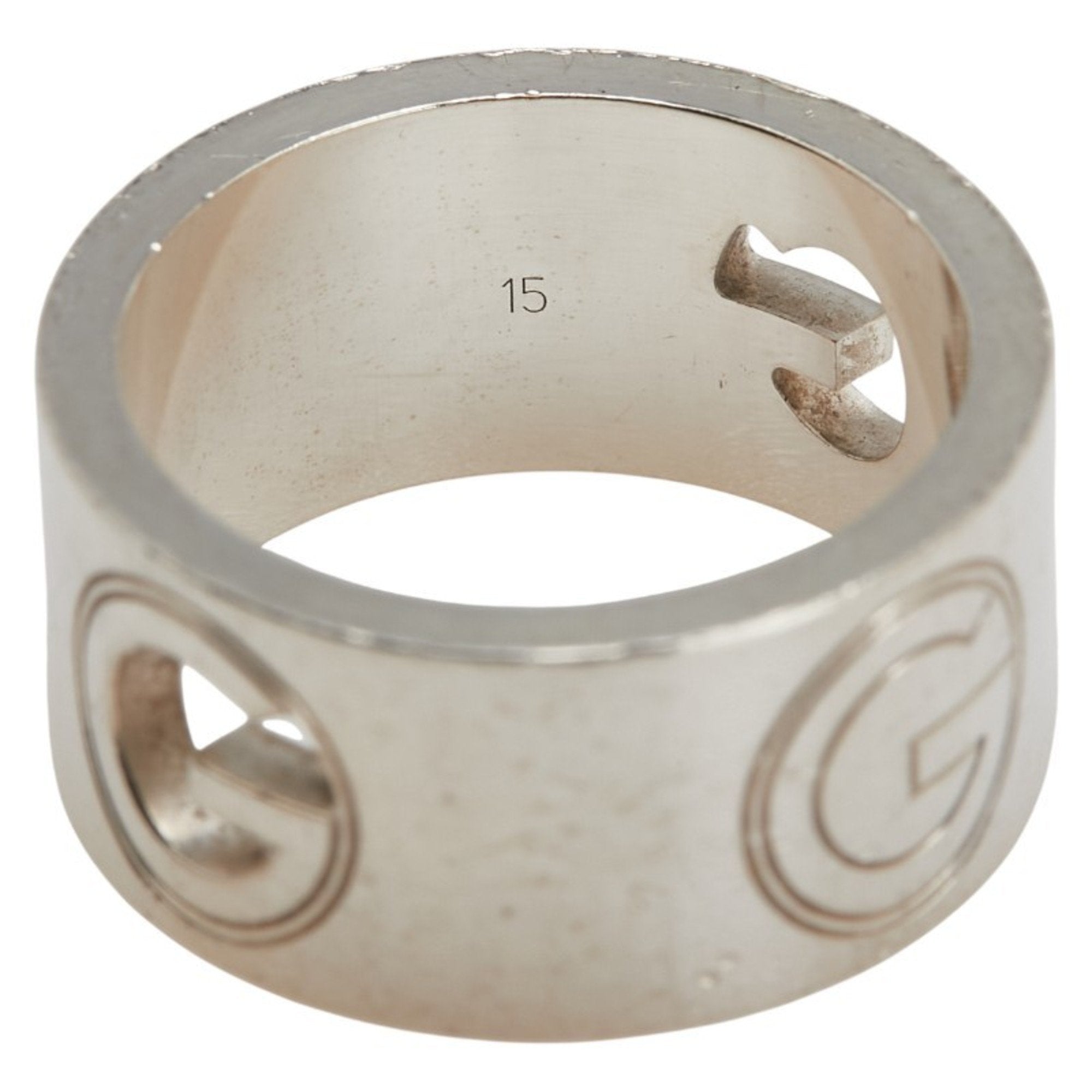 G Wide Ring Sterling Silver