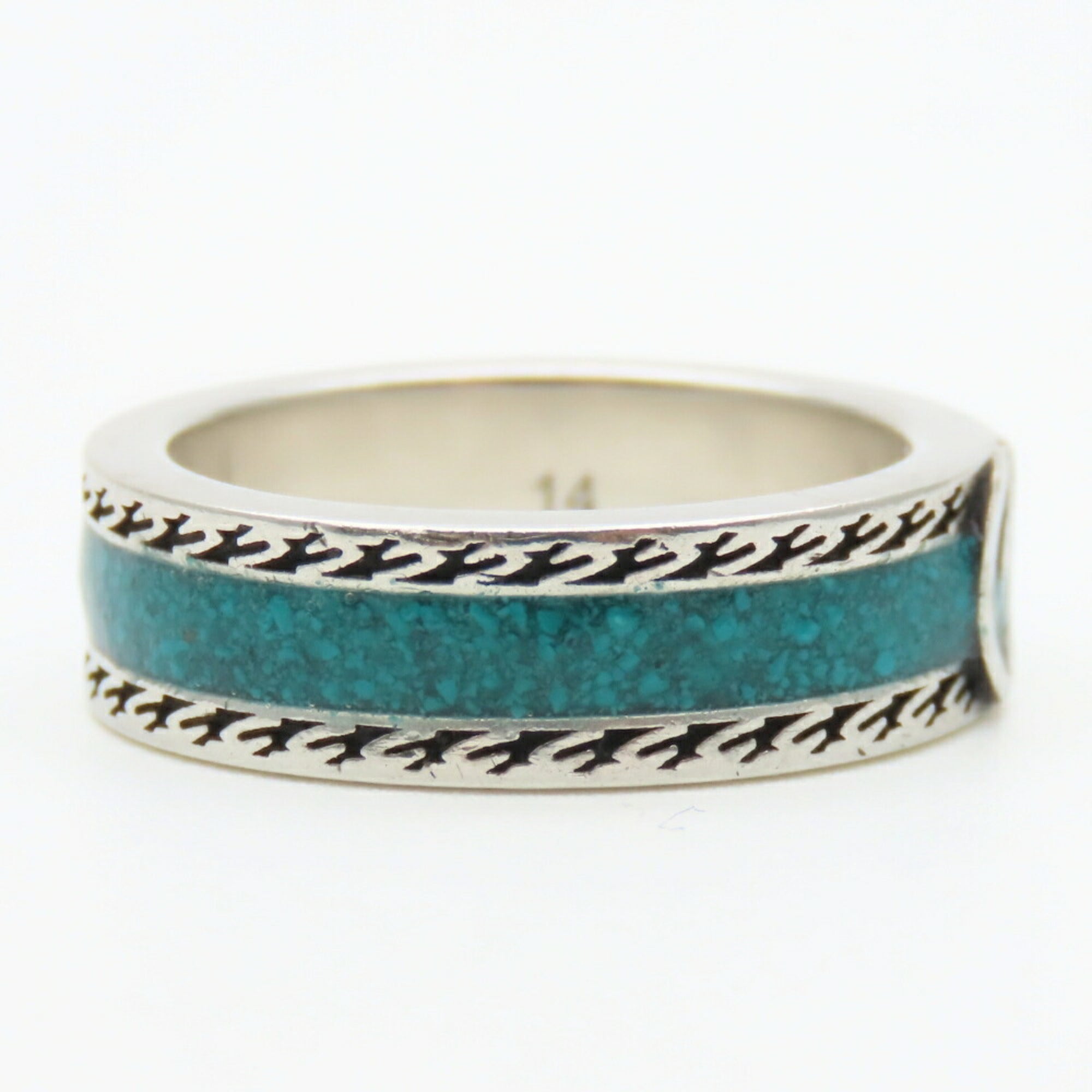 Ring Enamel and Sterling Silver