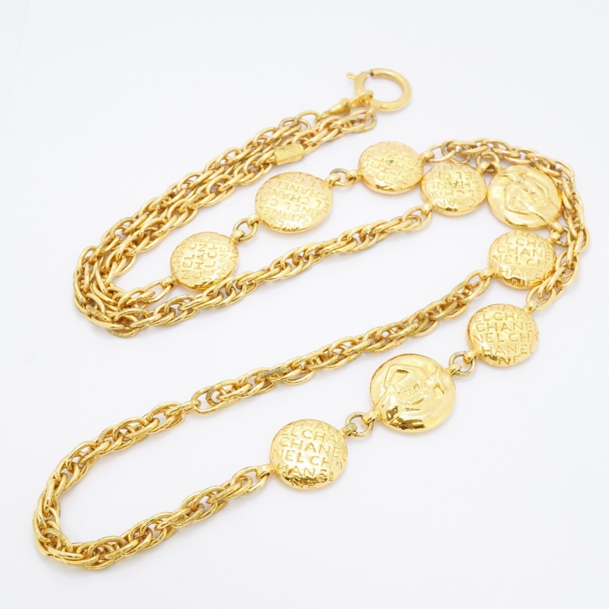 Mademoiselle Pendant Necklace Gold
