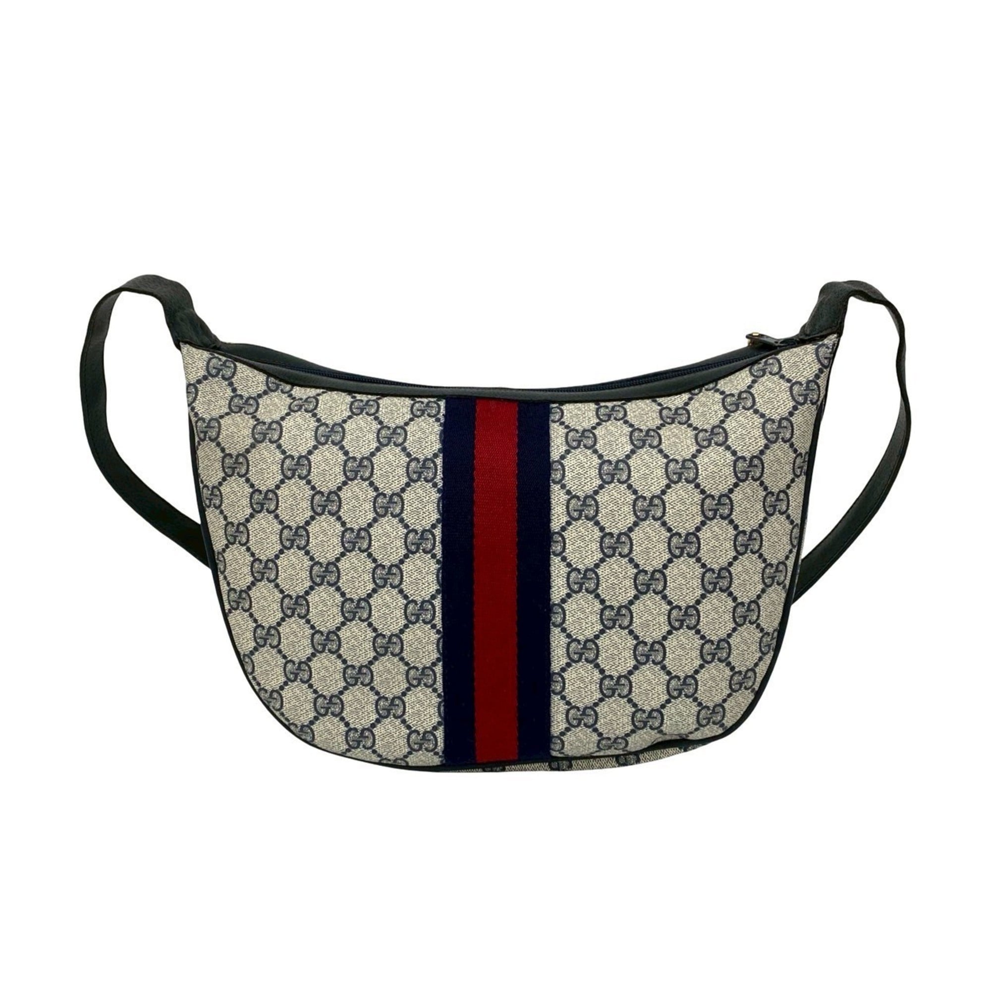 Ophidia Half Moon Hobo GG Coated Canvas Small