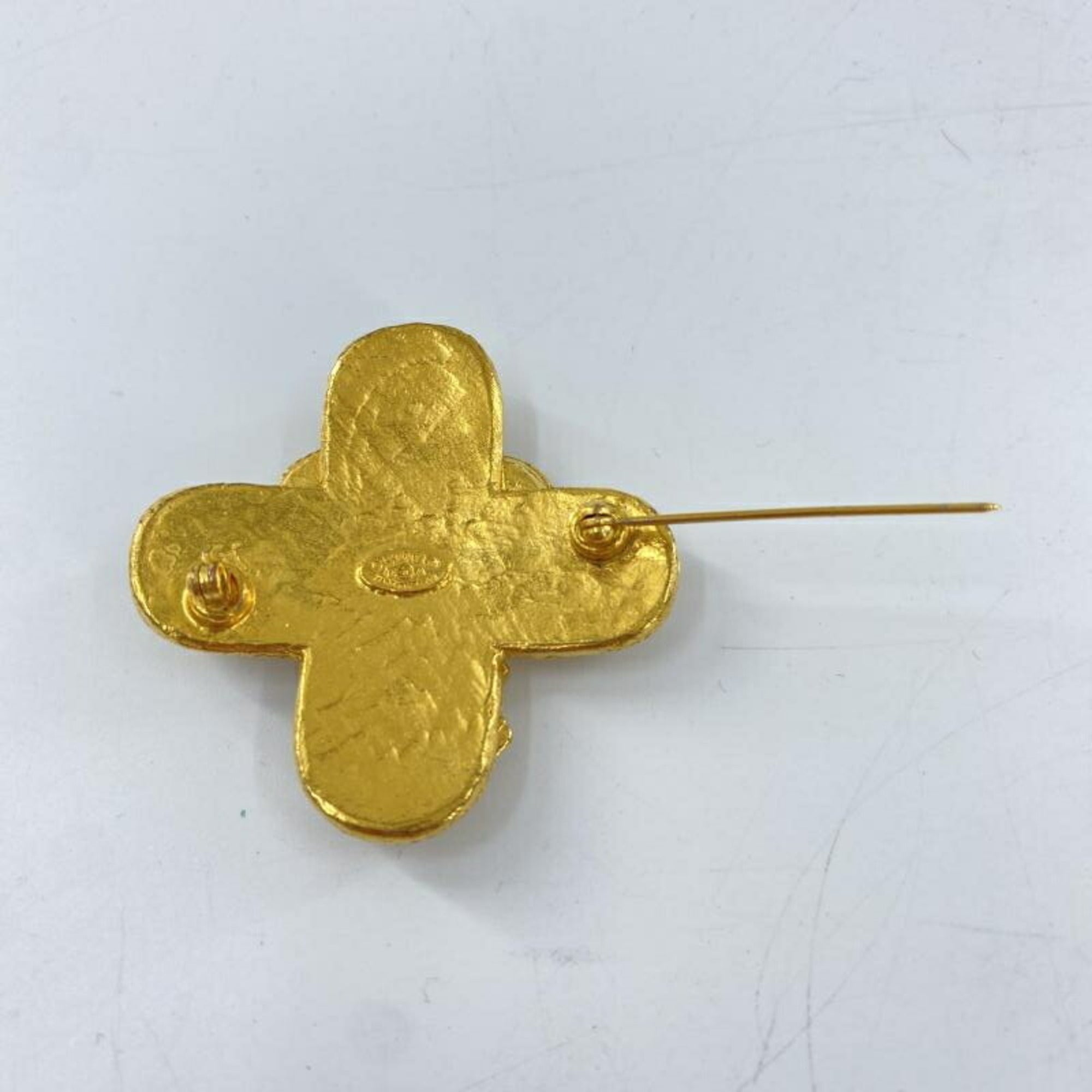 CC Logo Brooch Metal