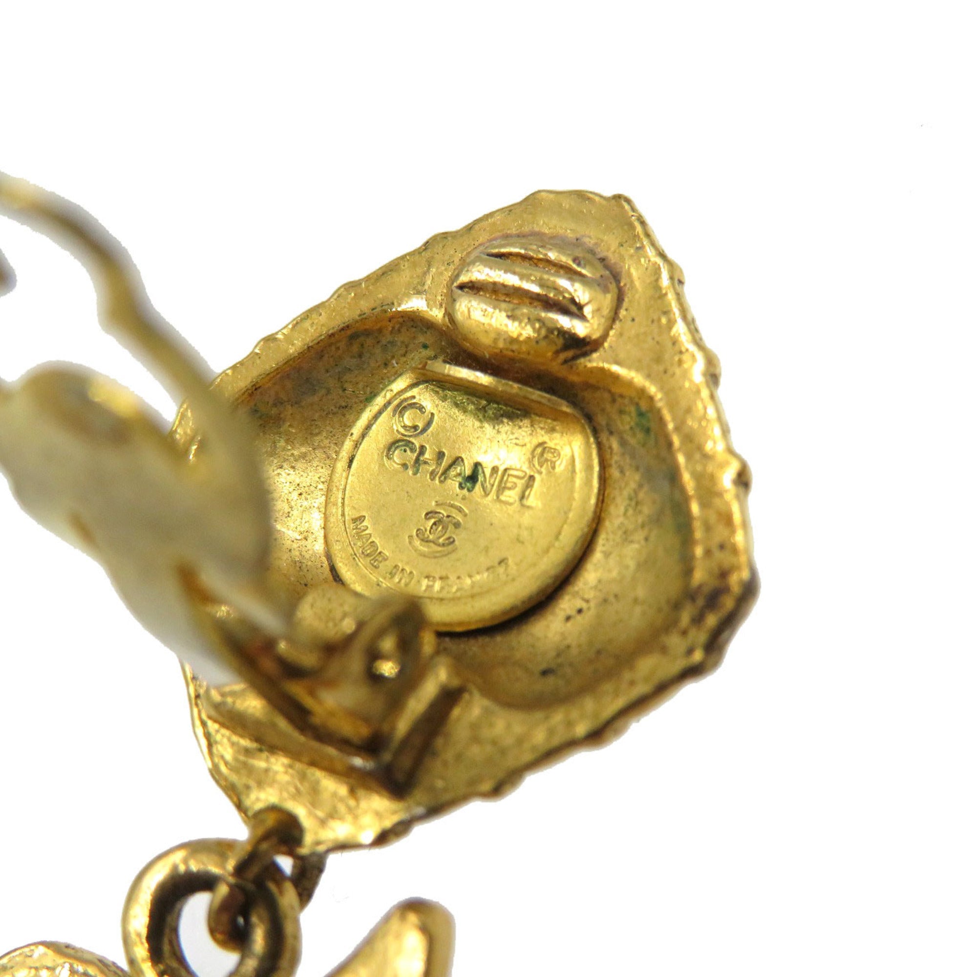 Clip-On Earrings Clip-On Gold-Tone Metal