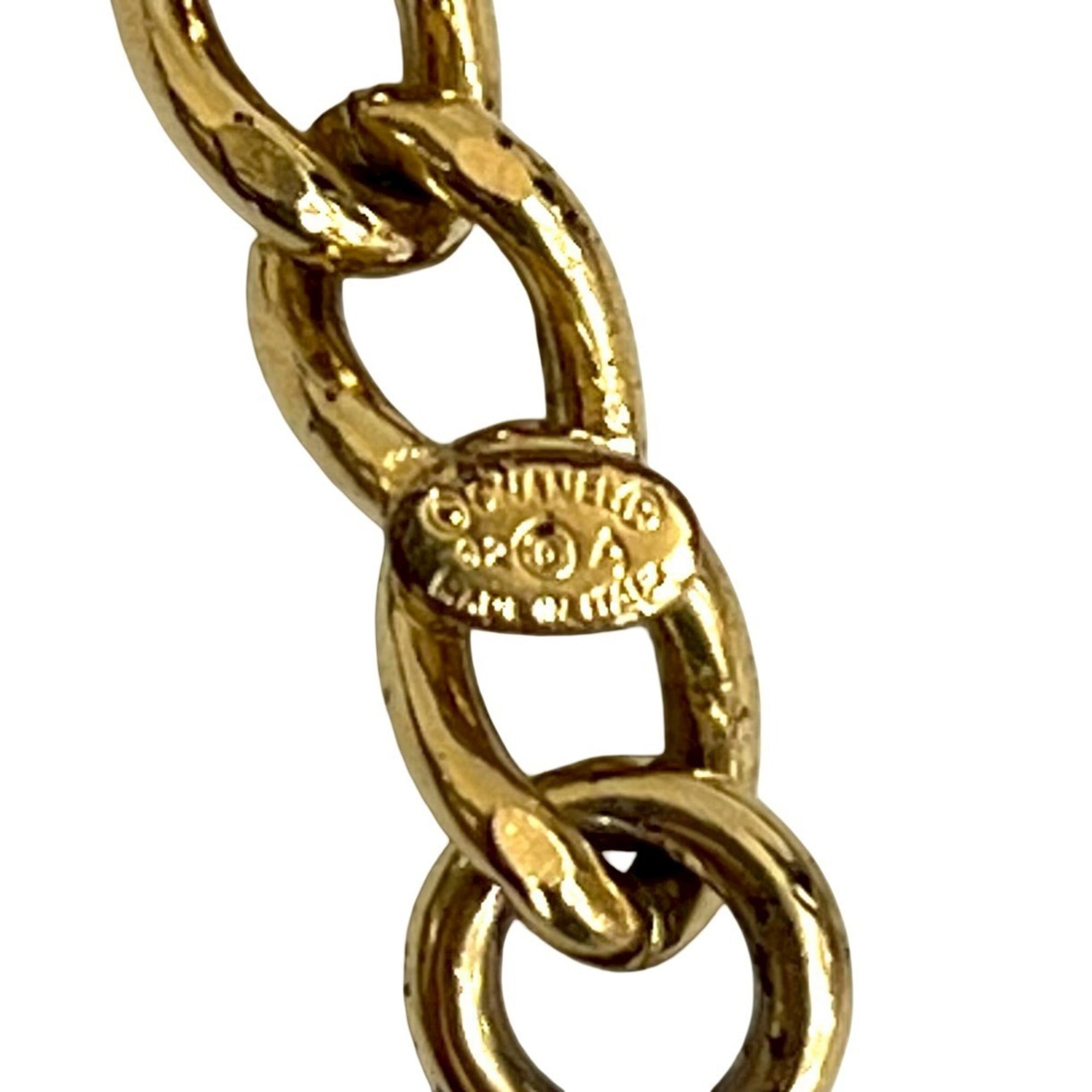 CC Logo Chain Pendant Necklace Metal