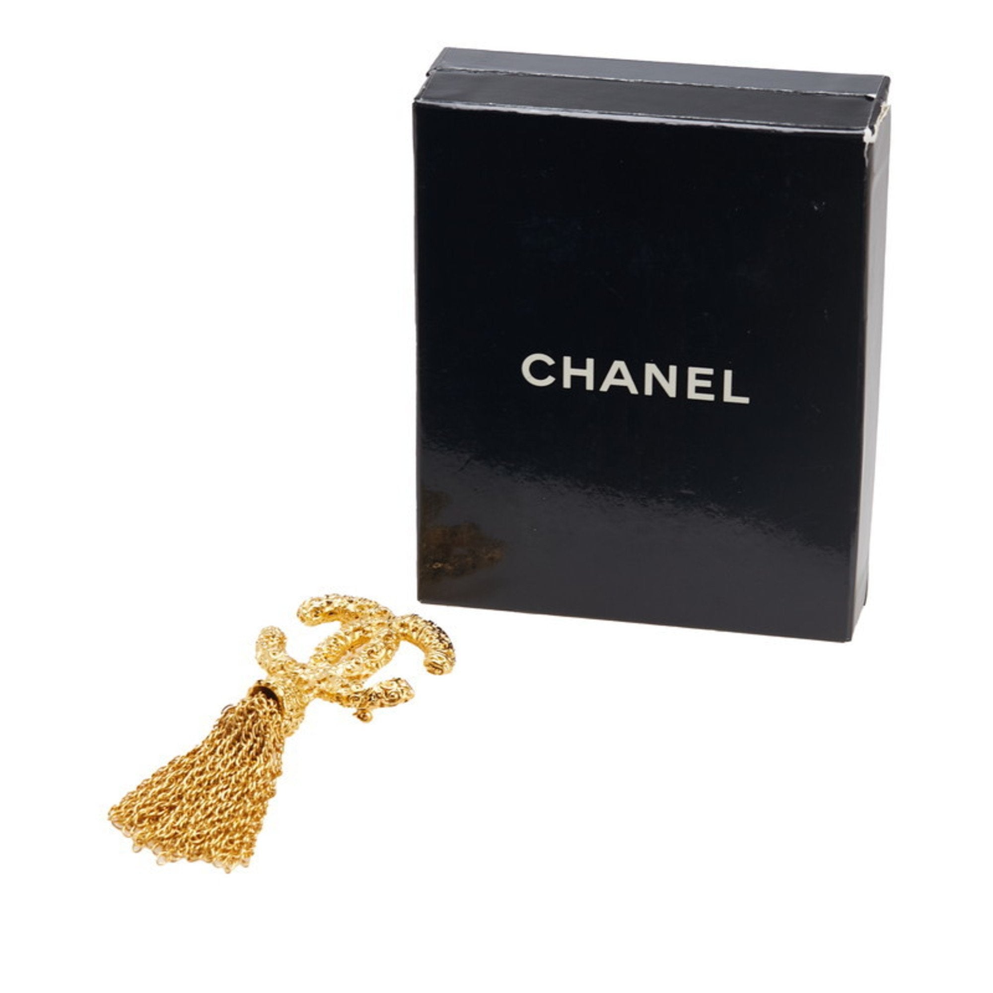 CC Logo Brooch Metal