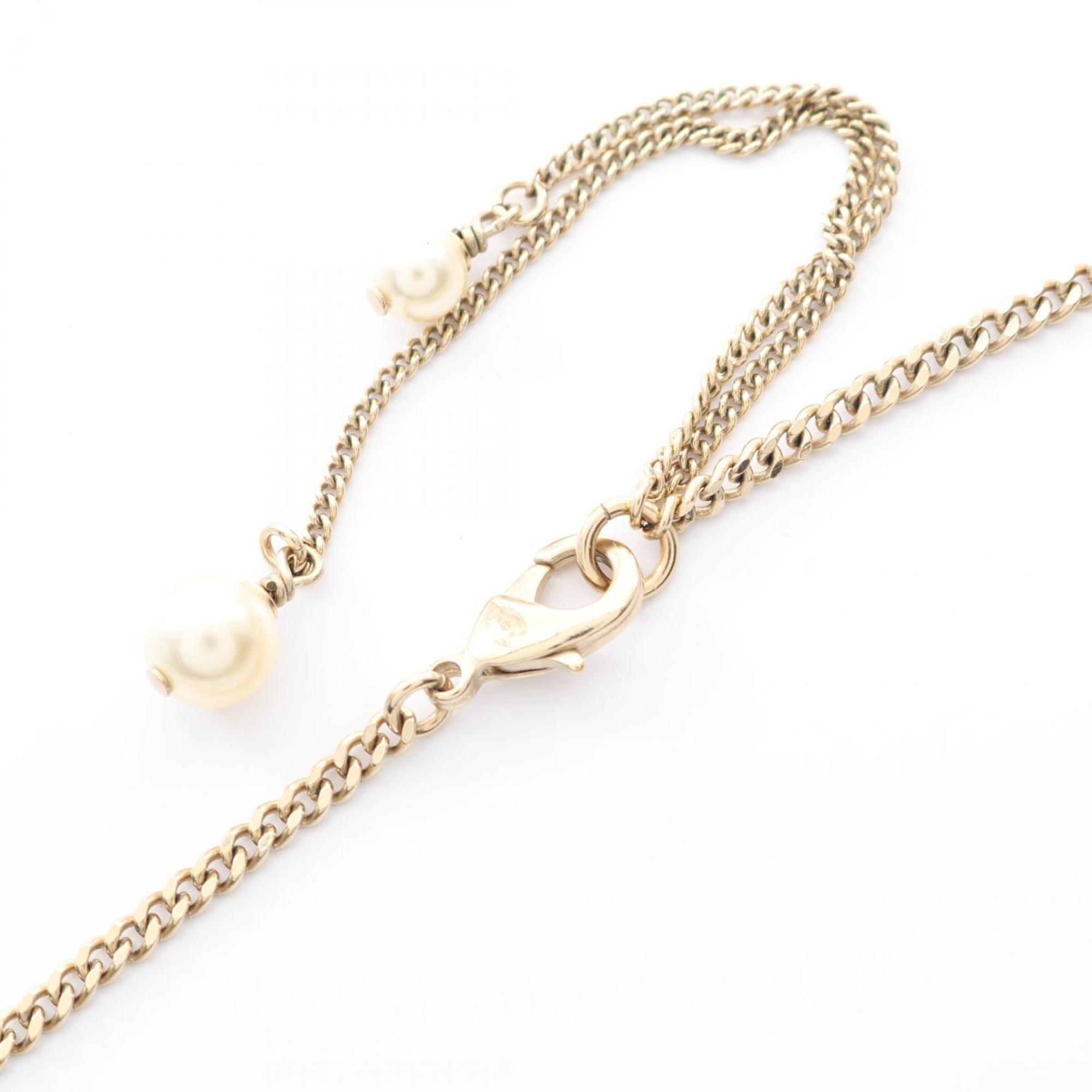 CC Logo Pendant Necklace Metal