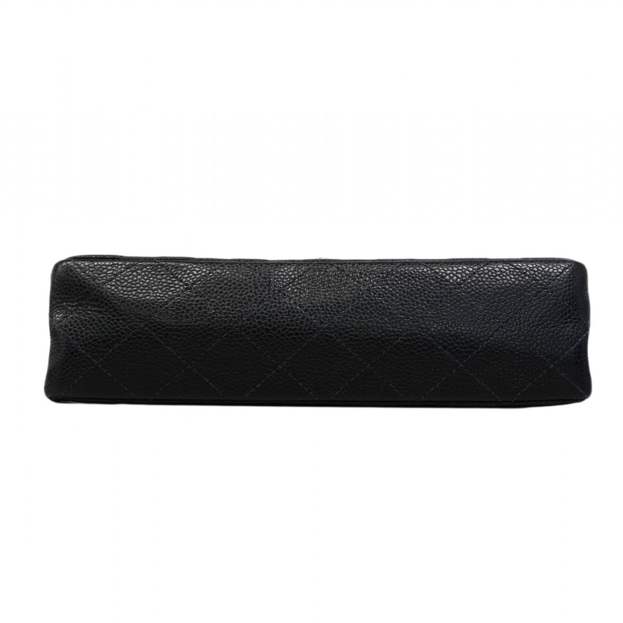 Vintage Classic Double Flap Bag Quilted Caviar Small