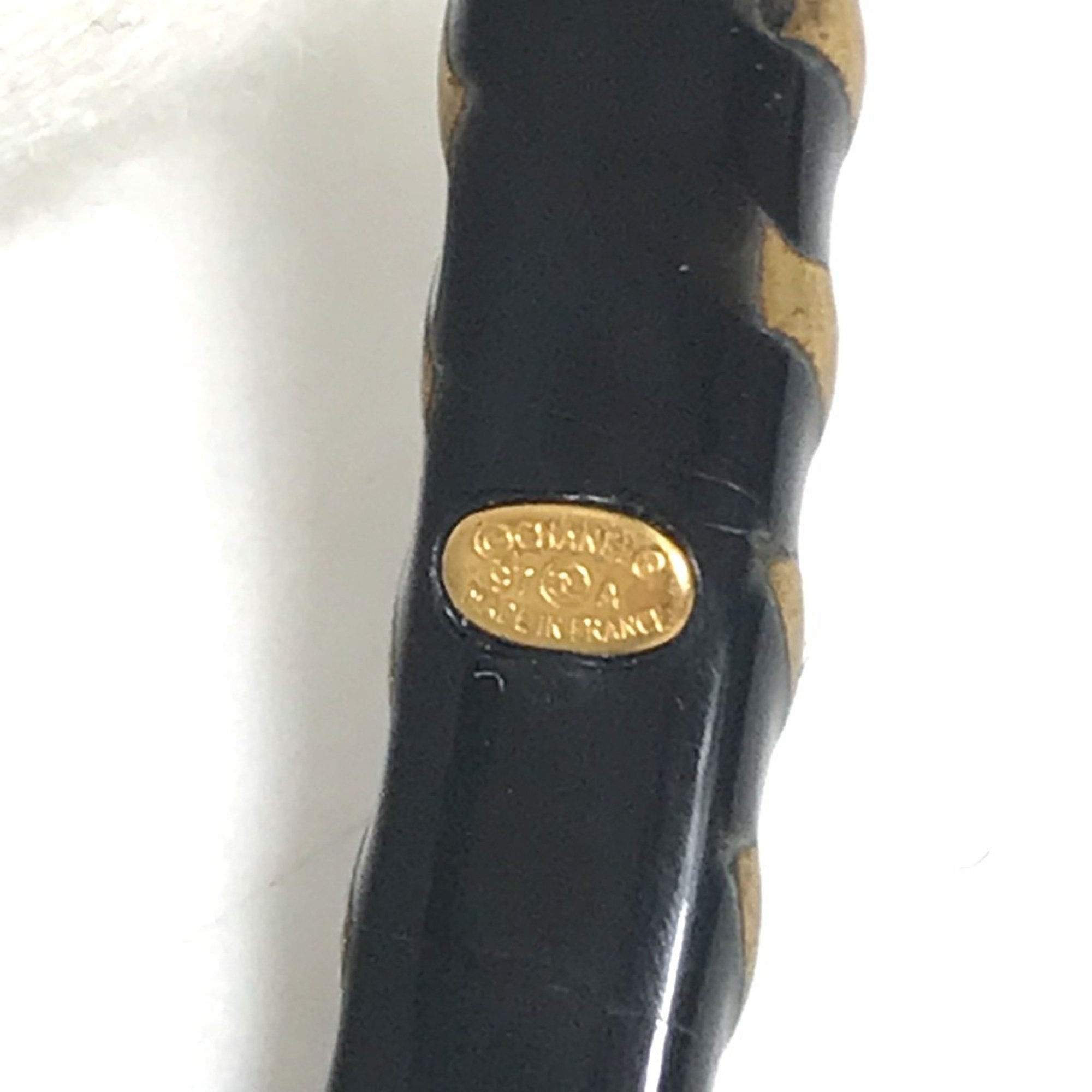 CC Logo Bracelet Gold-Tone Metal