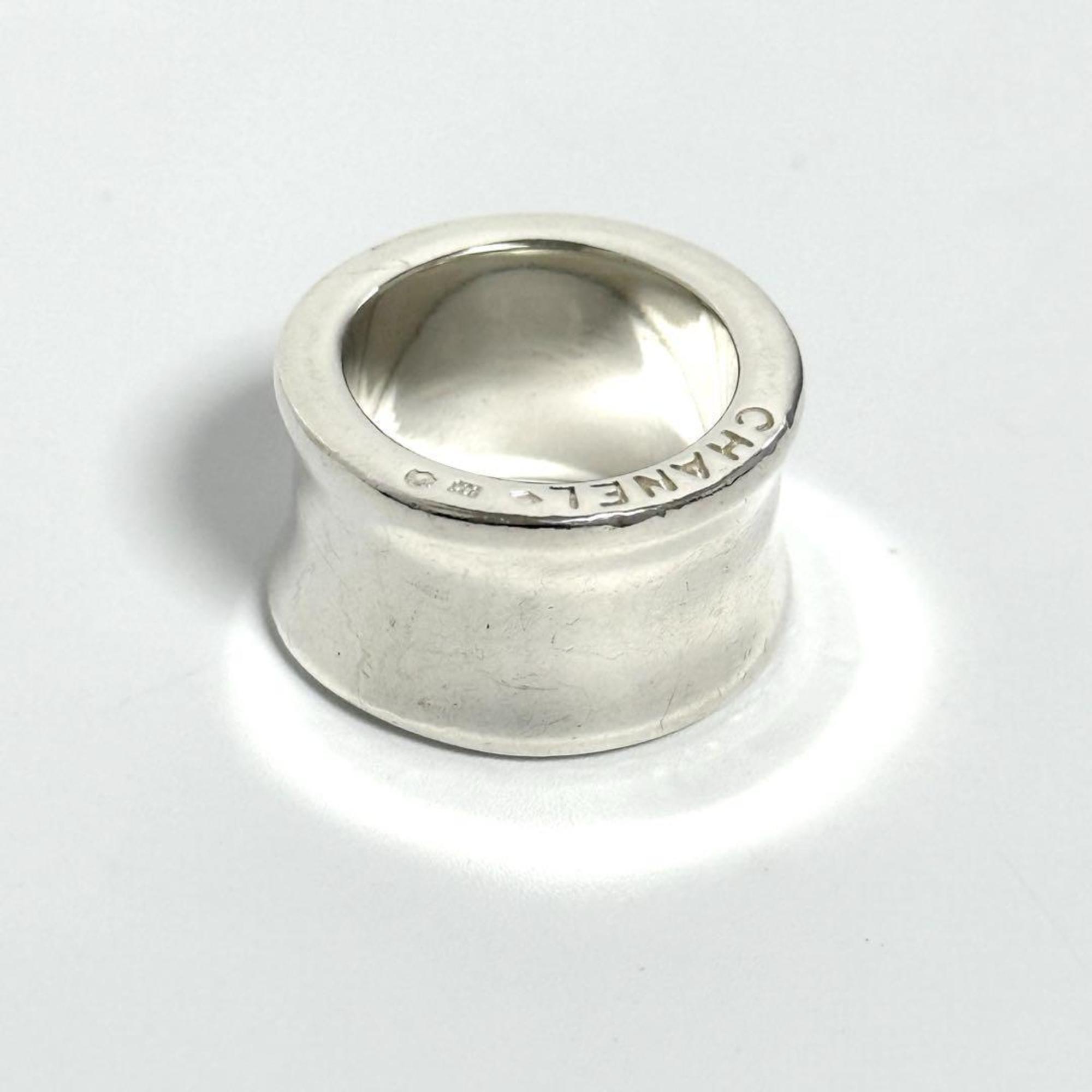 Vintage Band Ring Sterling Silver Wide Side