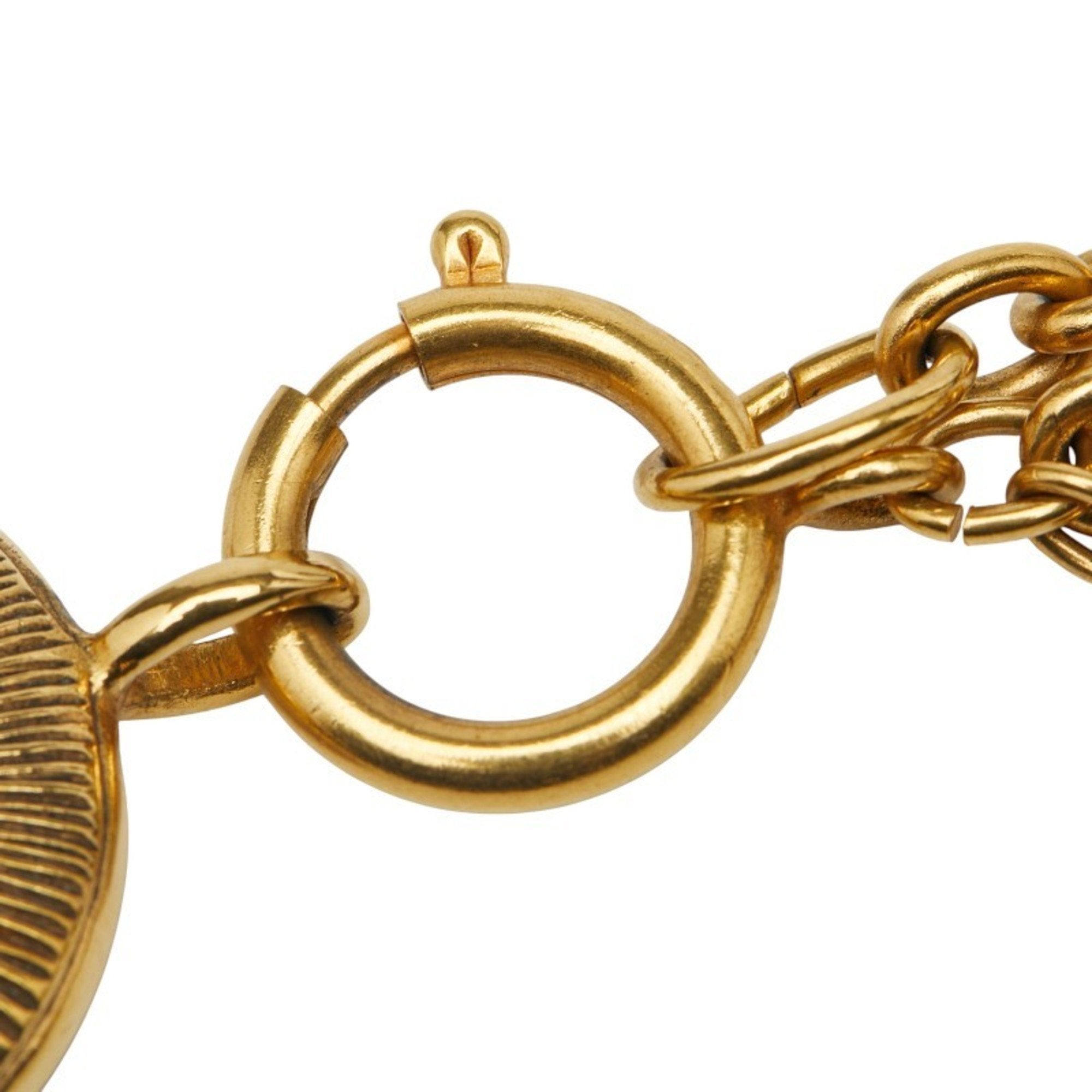 CC Logo Pendant Necklace Metal