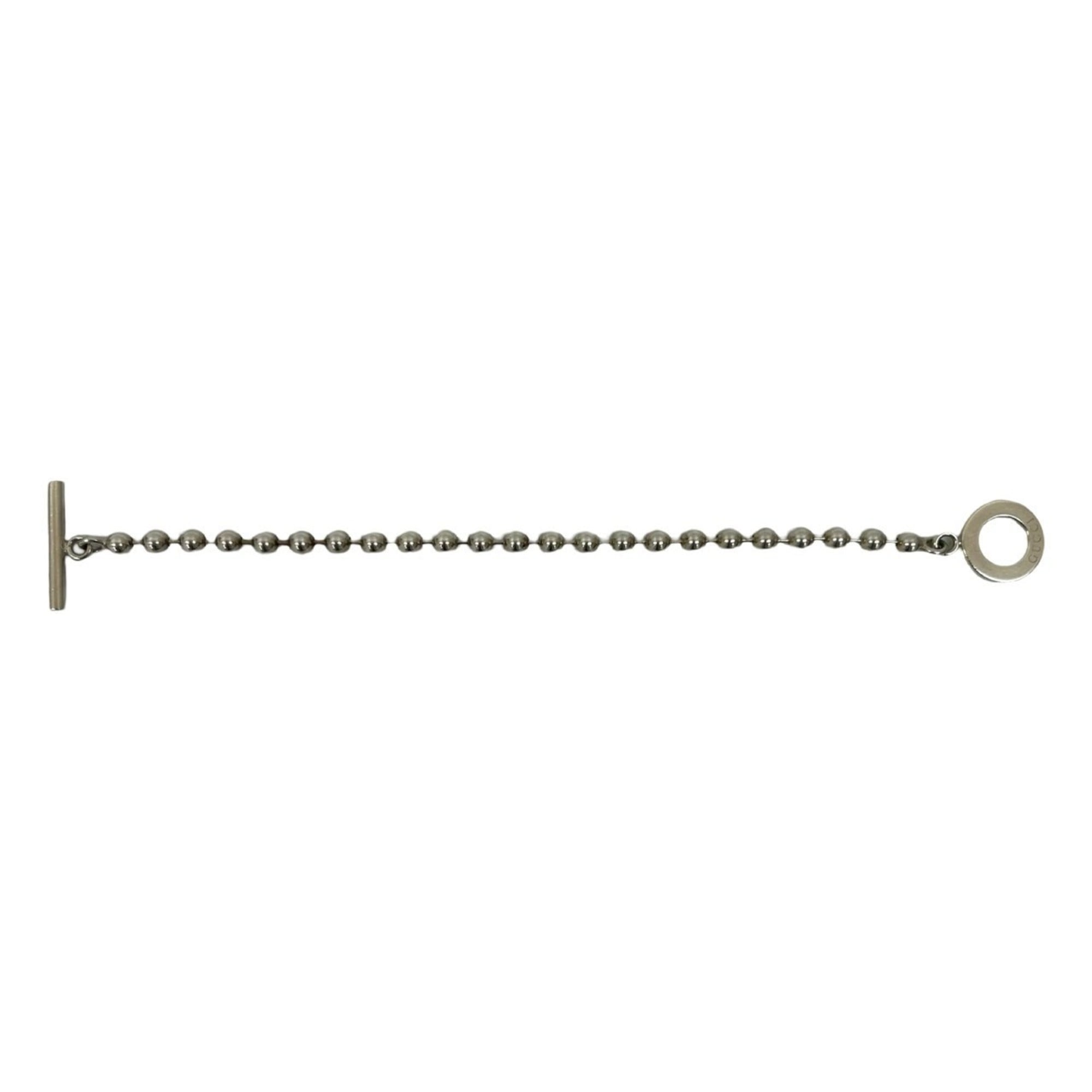 Engraved Ball Chain Bracelet Sterling Silver