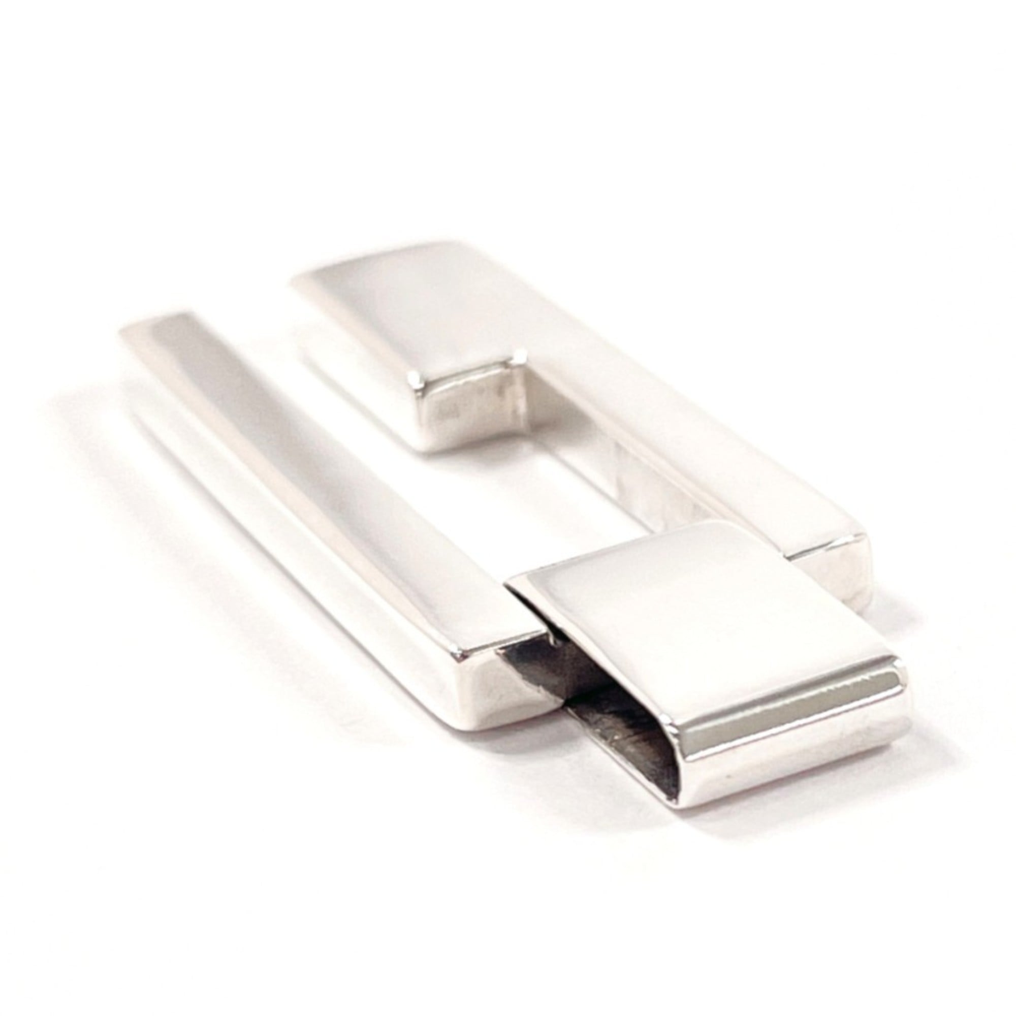 G Plate Pendant Sterling Silver