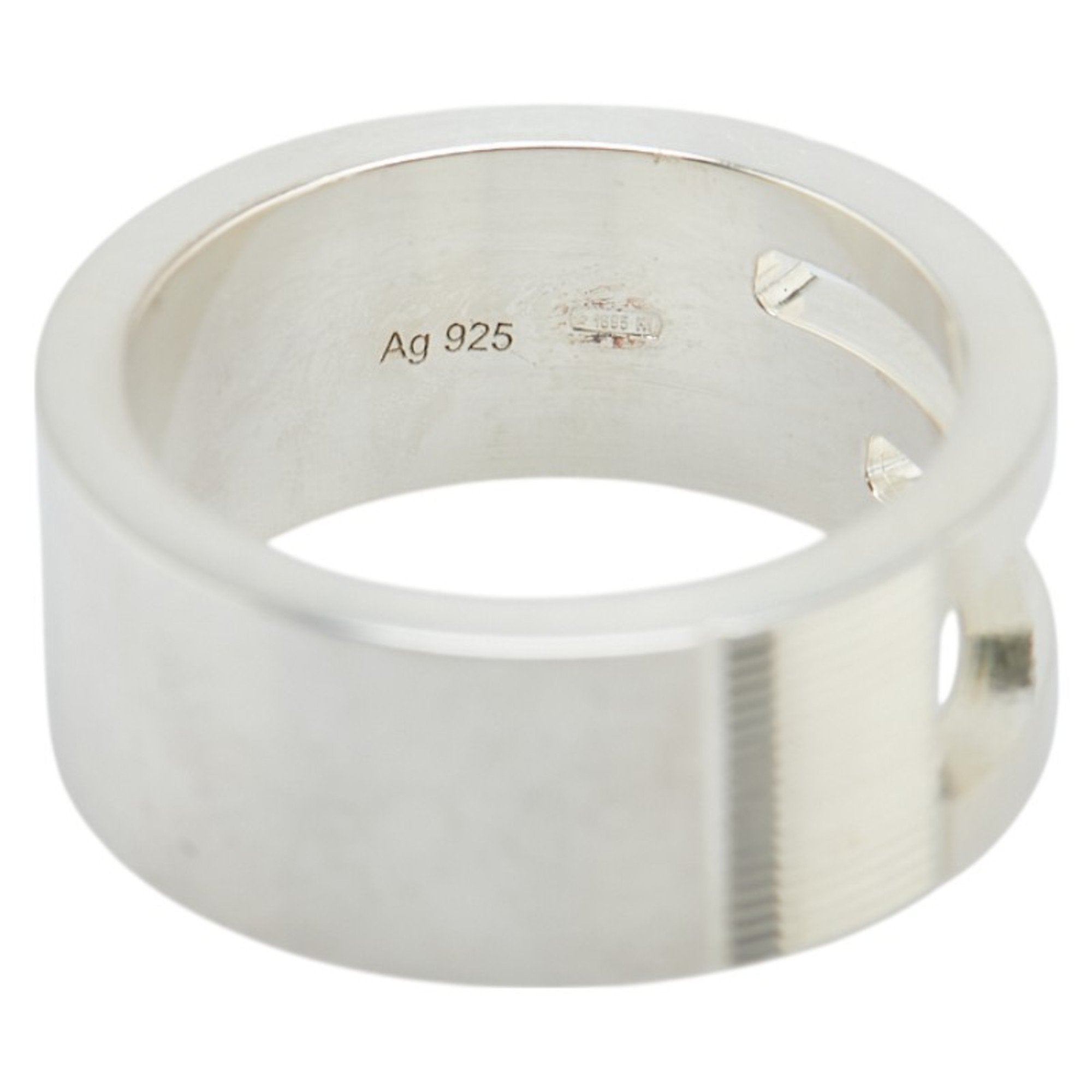Cutout G Ring Sterling Silver