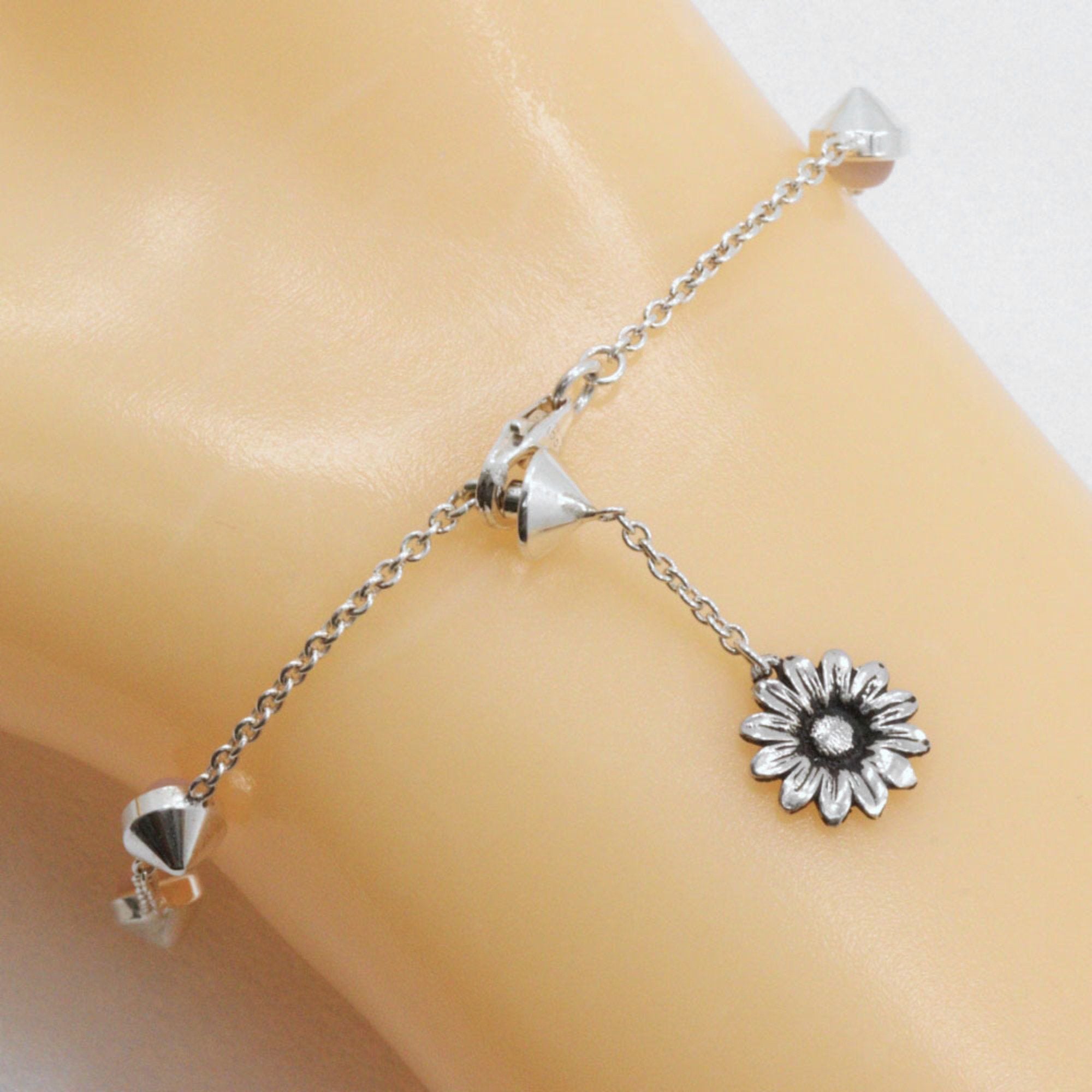 Double G Bracelet Sterling Silver With Mother Of Pearl