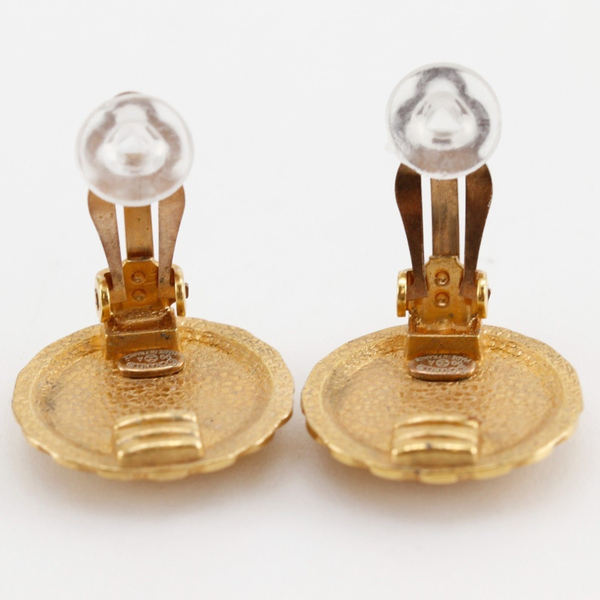 Clip-On Earrings Clip-On Gold-Tone Metal