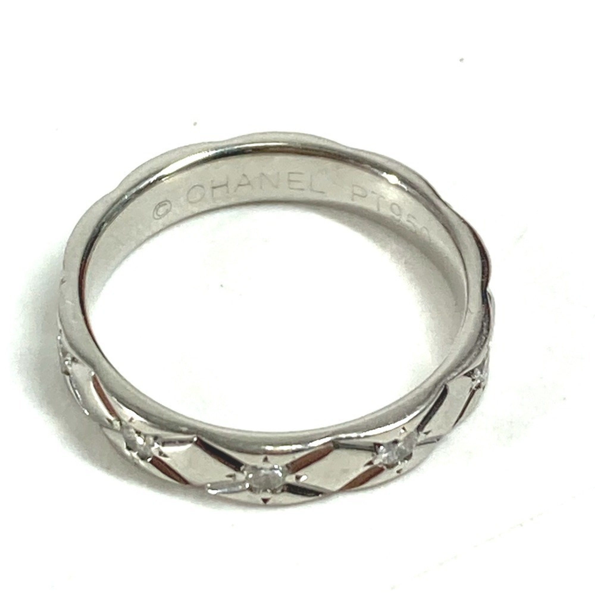 Matelasse Quilted Ring Platinum