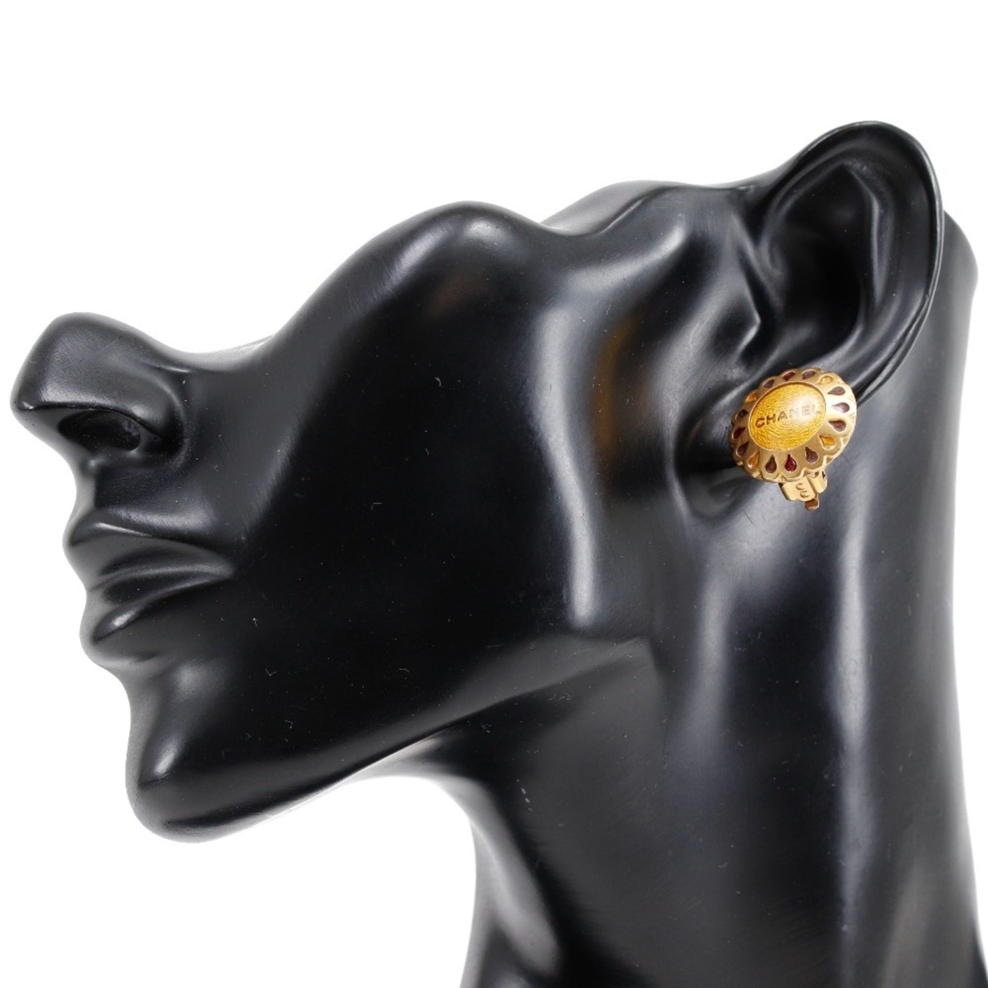 Clip-On Earrings Clip-On Gold-Tone Metal