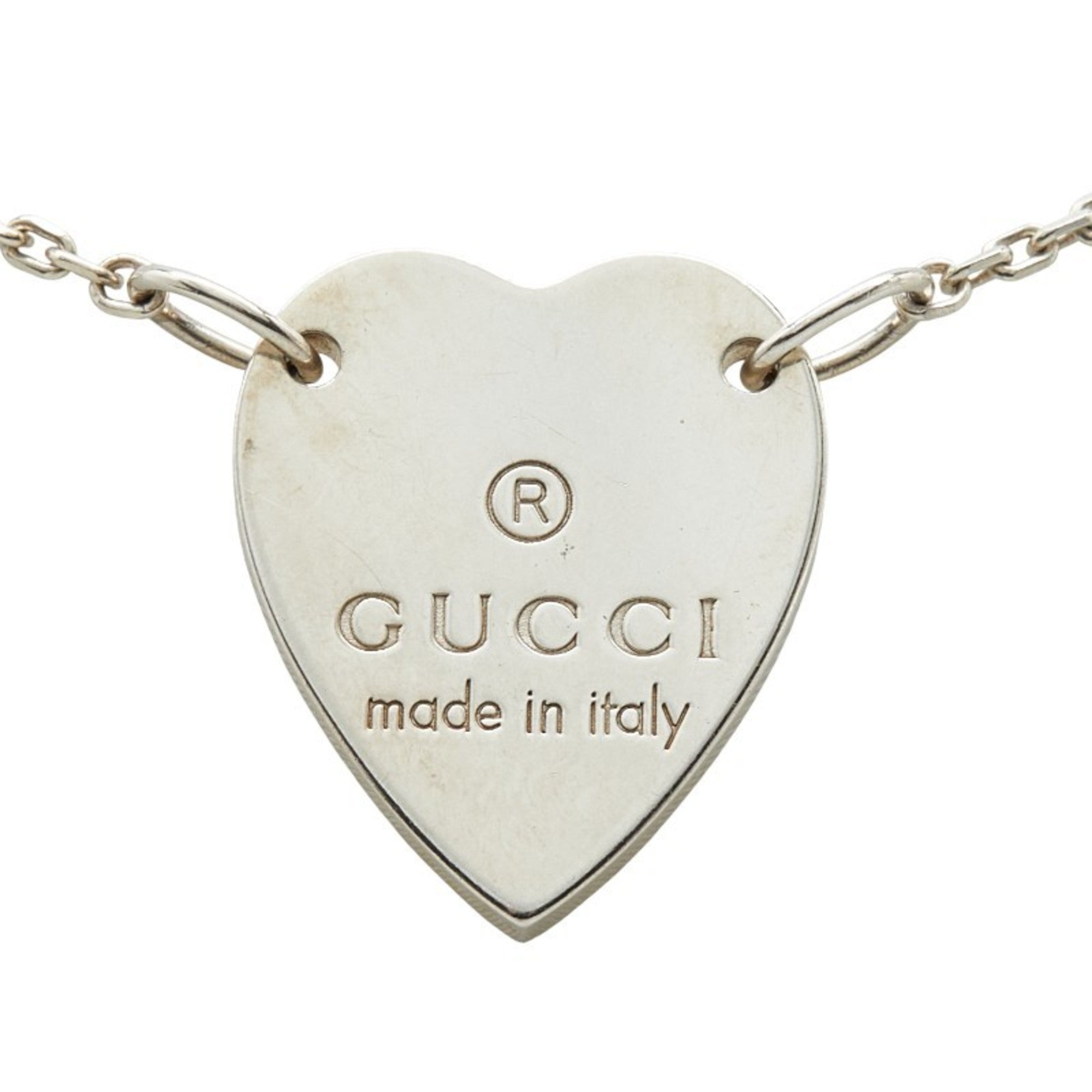 Trademark Heart Pendant Necklace Sterling Silver