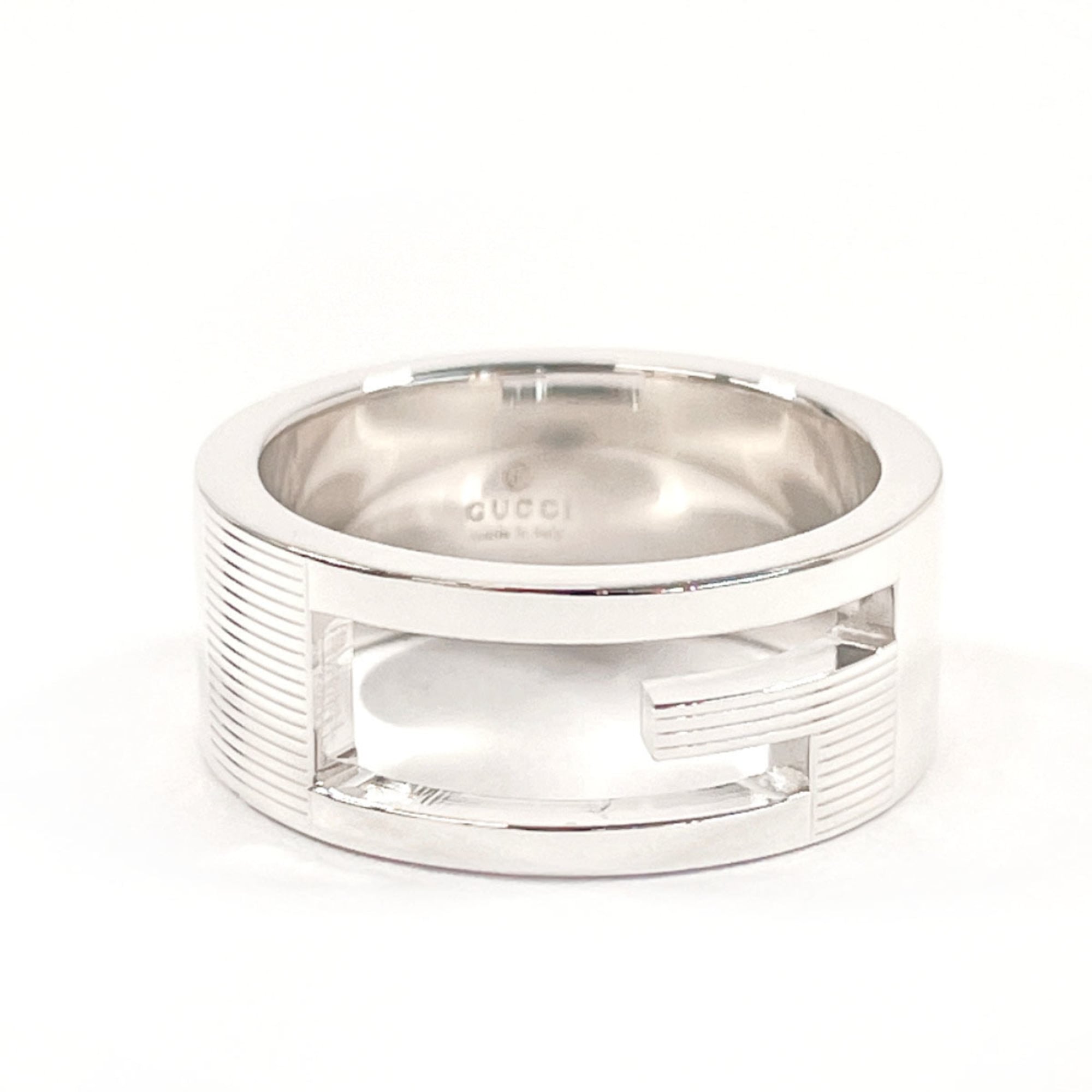 G Cutout Ring Sterling Silver