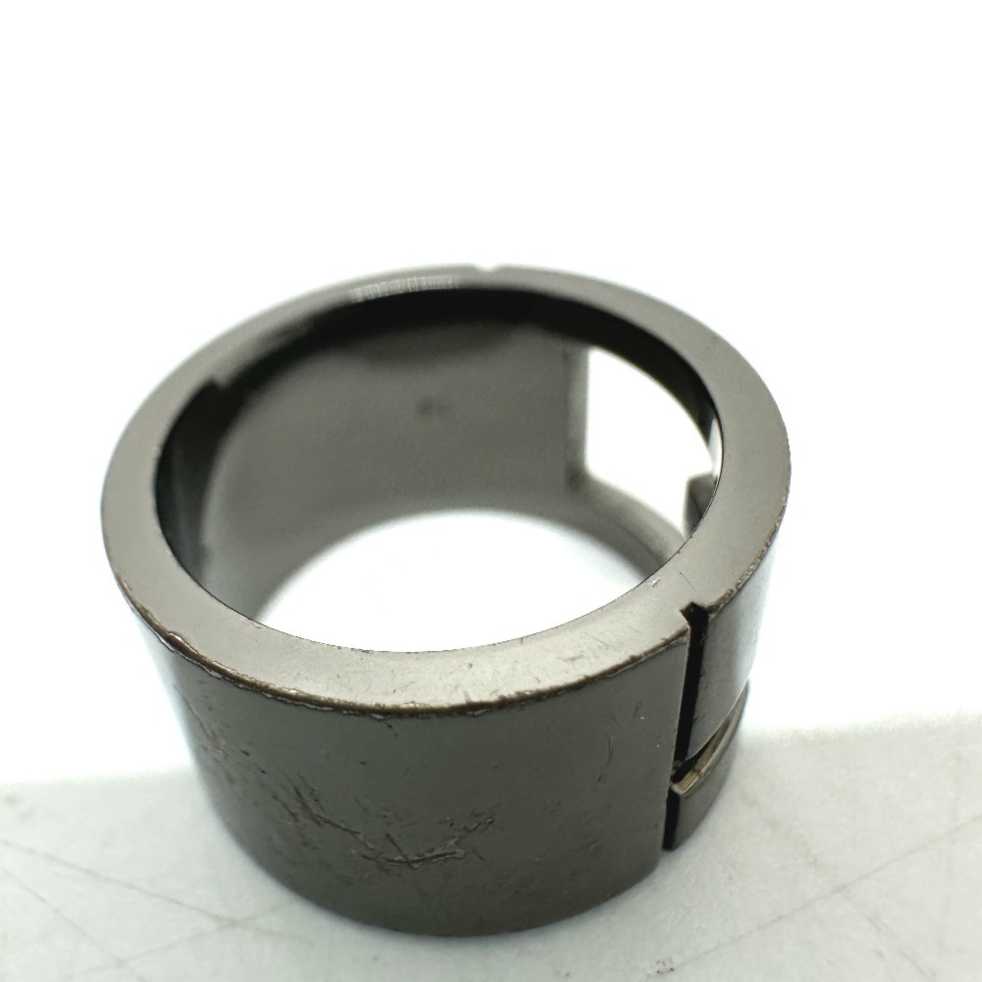 Ring Metal Black Silver
