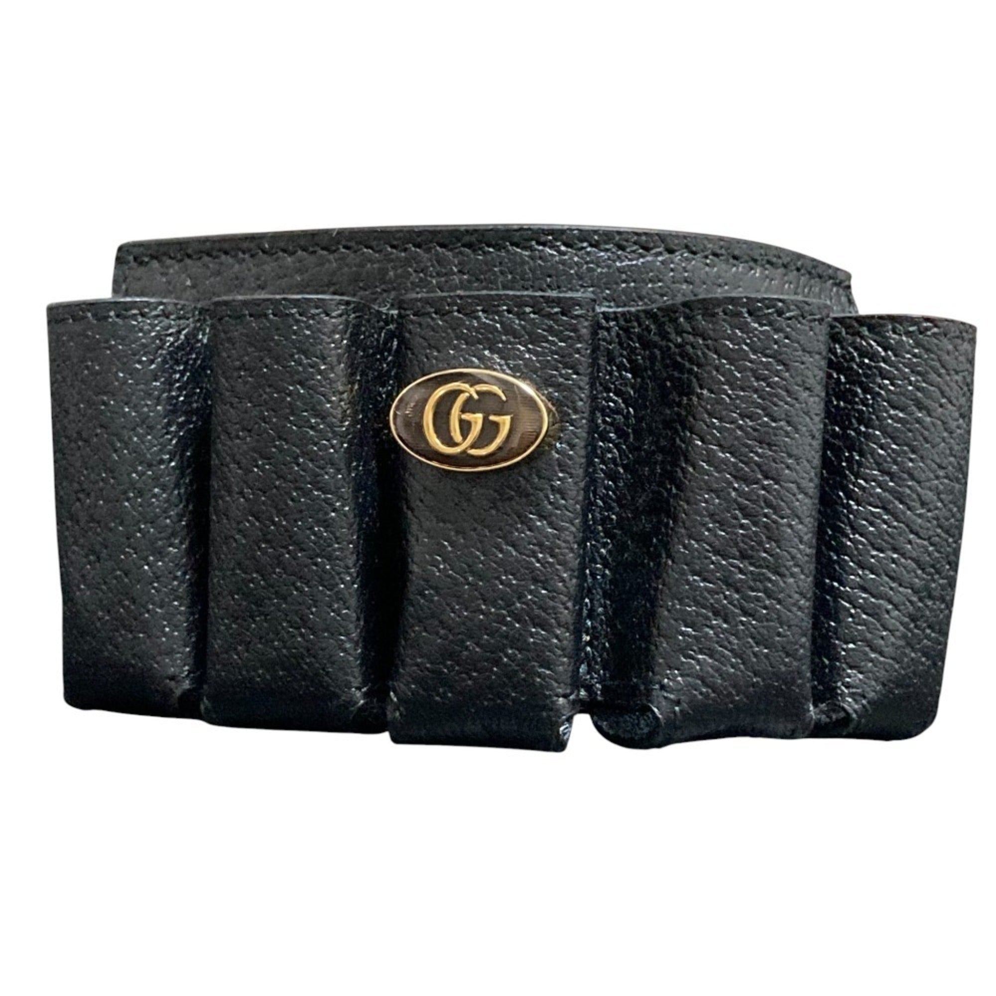 Leather Bracelet Lipstick Case Black