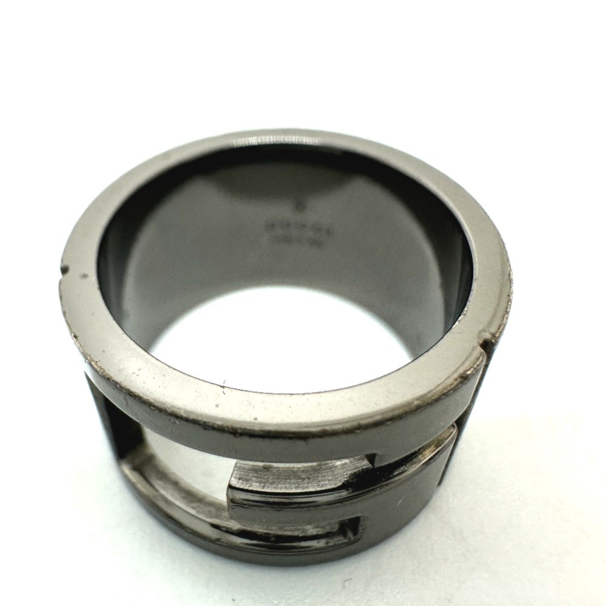 Ring Metal Black Silver