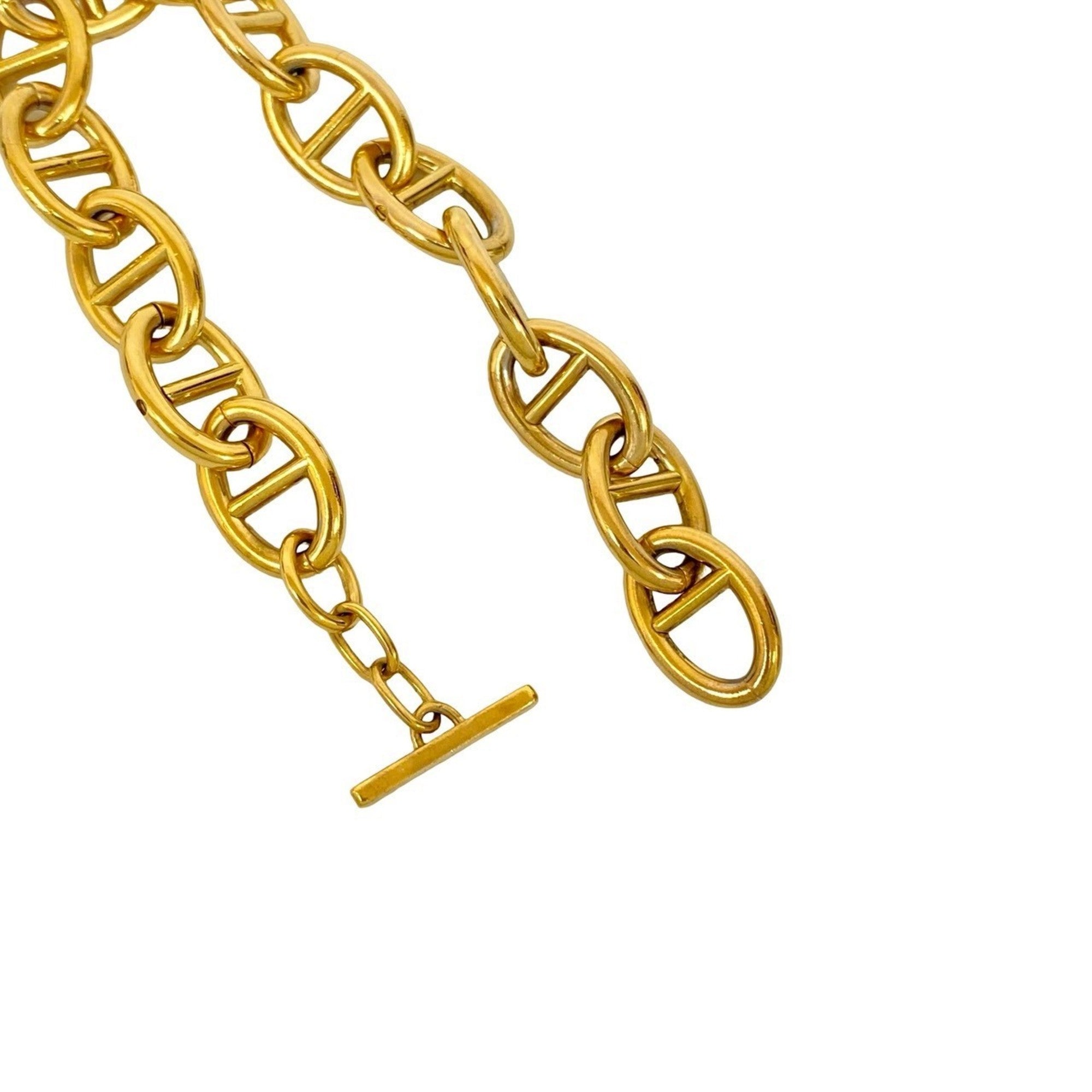 Anchor Chain Bracelet Gold