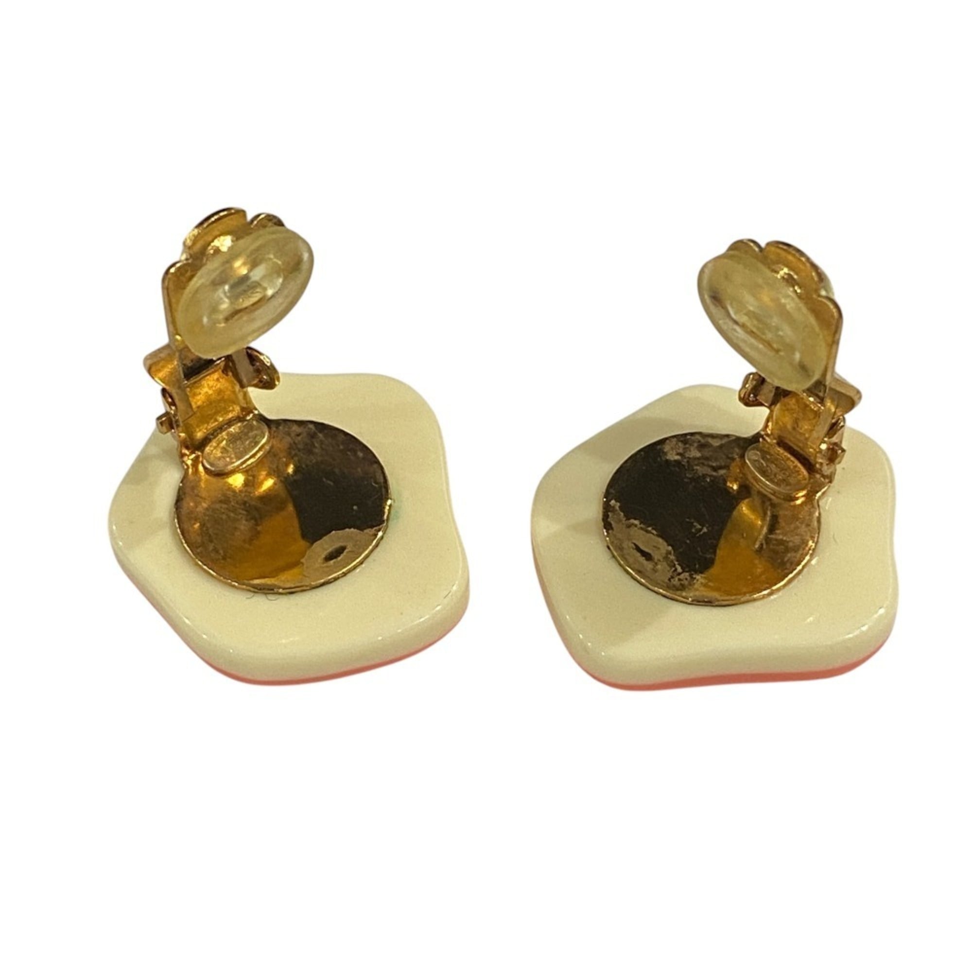 CC Logo Clip-On Earrings Metal