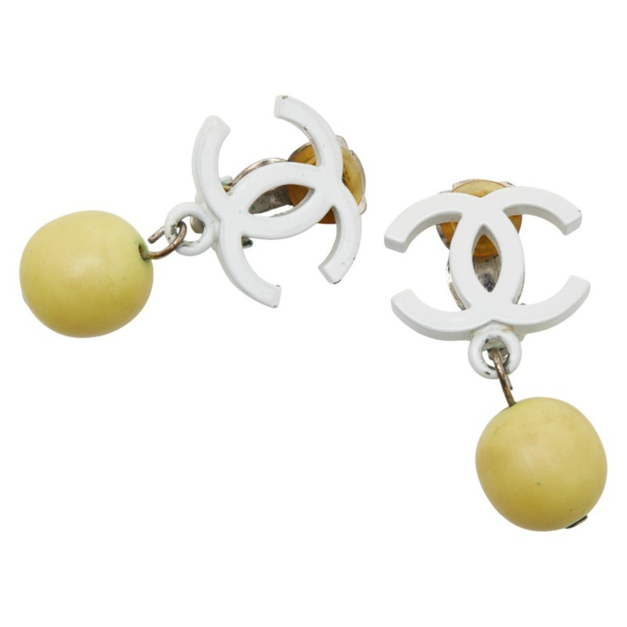 CC Logo Clip-On Earrings Metal