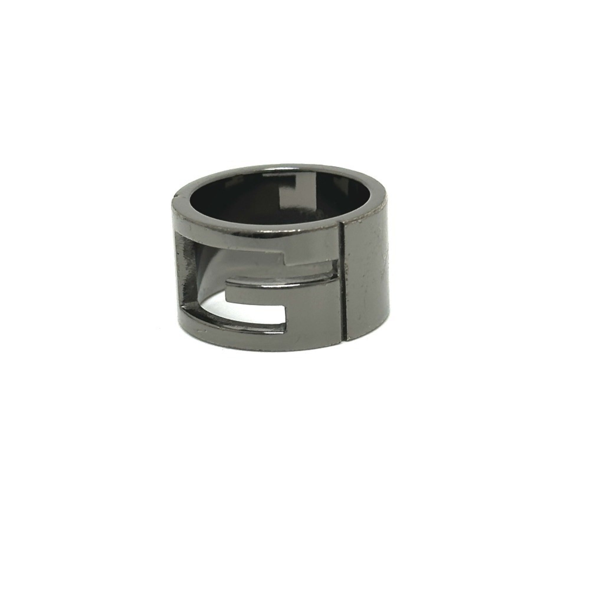 Ring Metal Black Silver