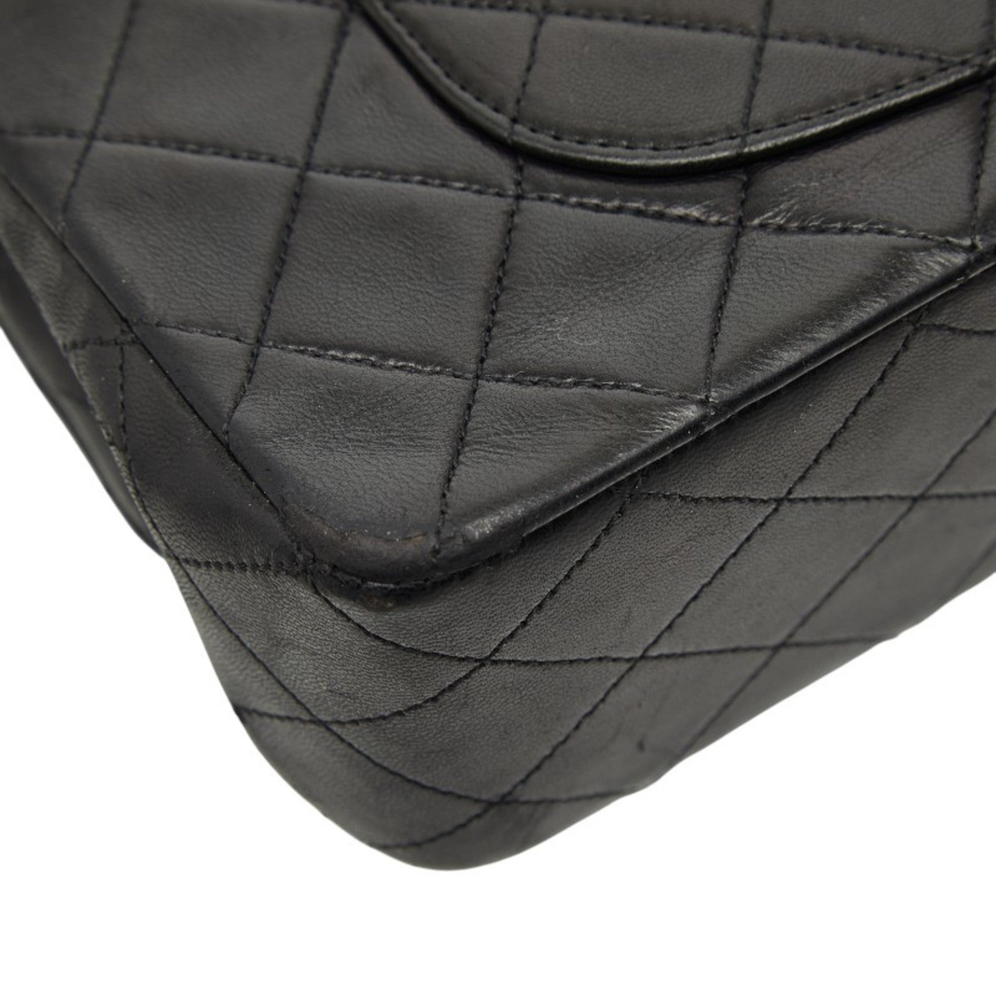 Vintage Classic Double Flap Bag Quilted Lambskin Medium
