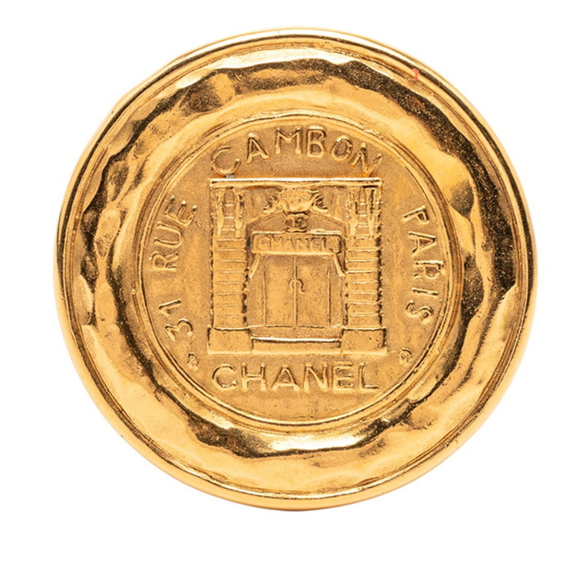 31 Rue Cambon Brooch Metal