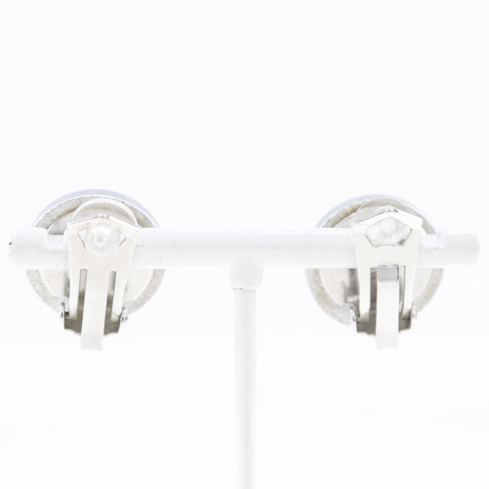 CC Logo Clip-On Earrings Sterling Silver