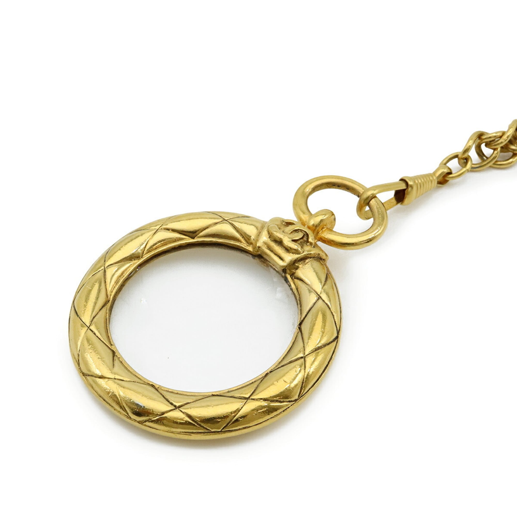 CC Logo Round Chain Necklace Metal