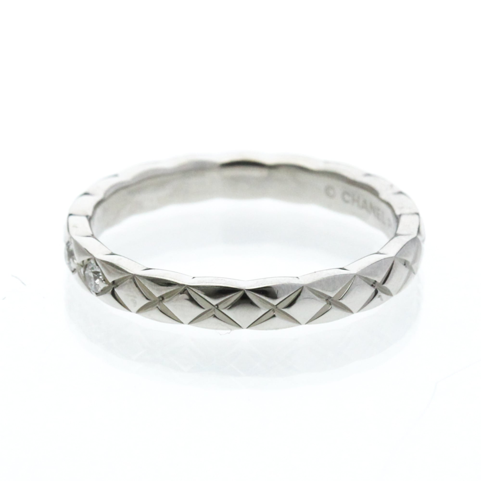 Coco Crush Ring Platinum Mini with Diamond