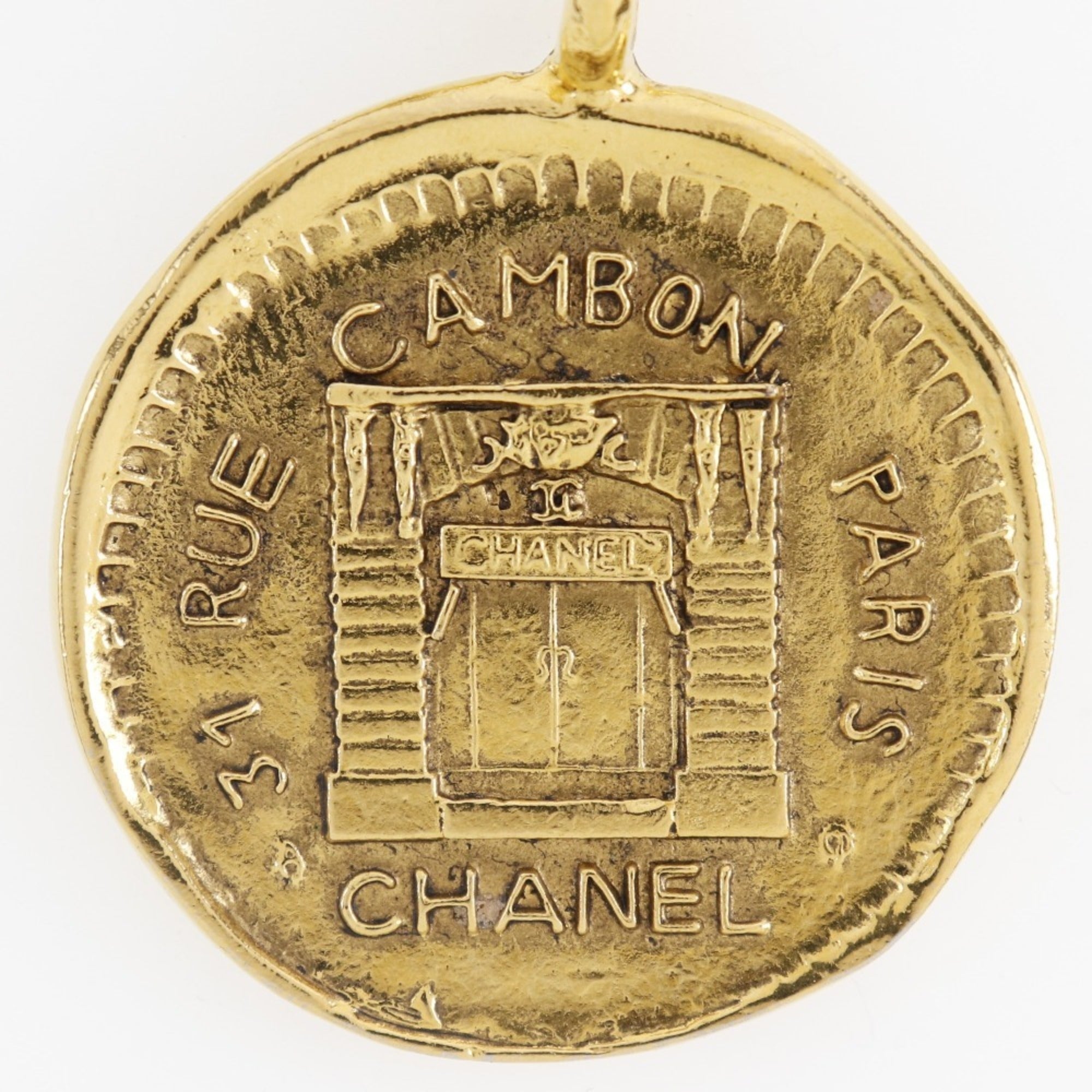 Vintage Cambon Pendant Necklace Metal