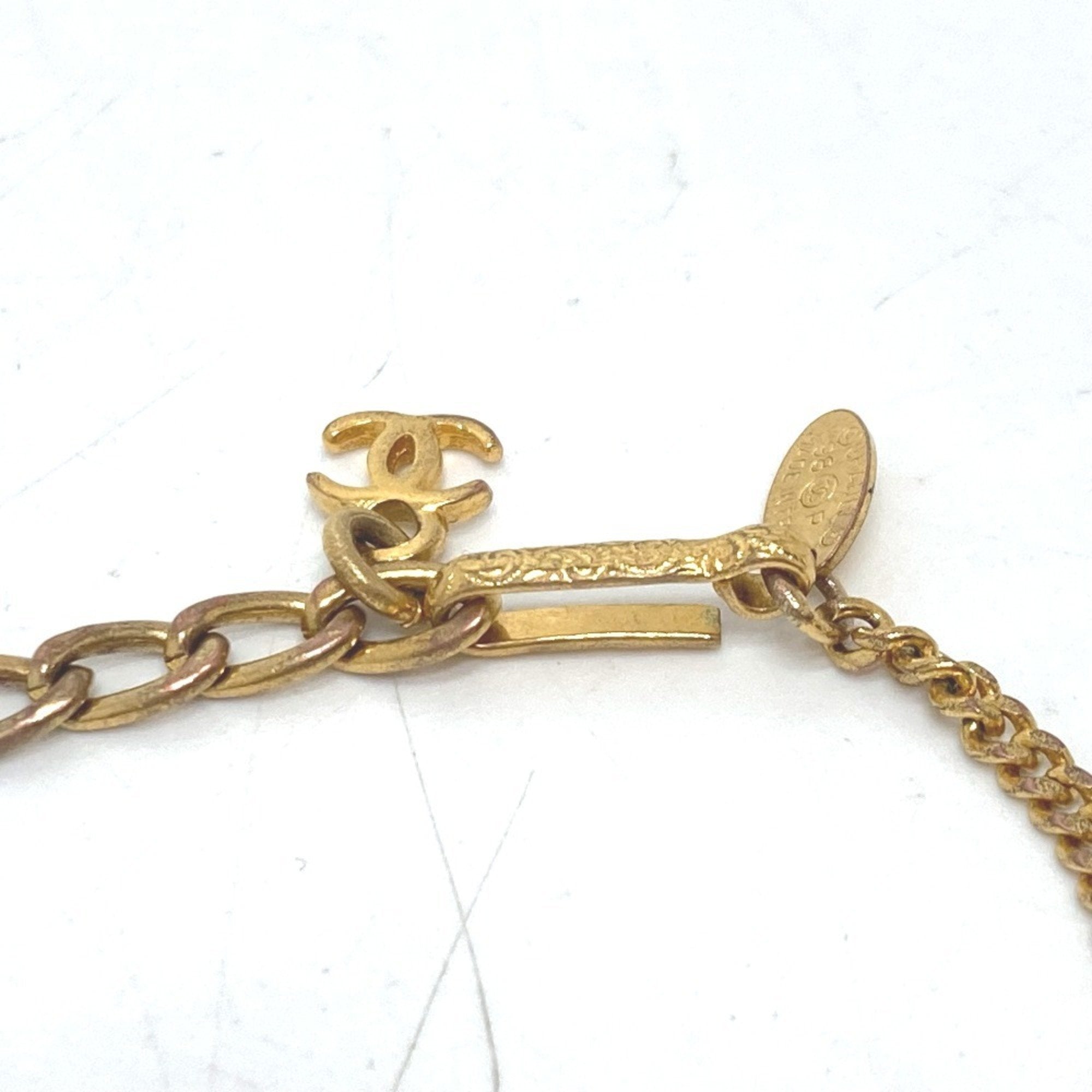 CC Logo Bracelet Gold-Tone Metal
