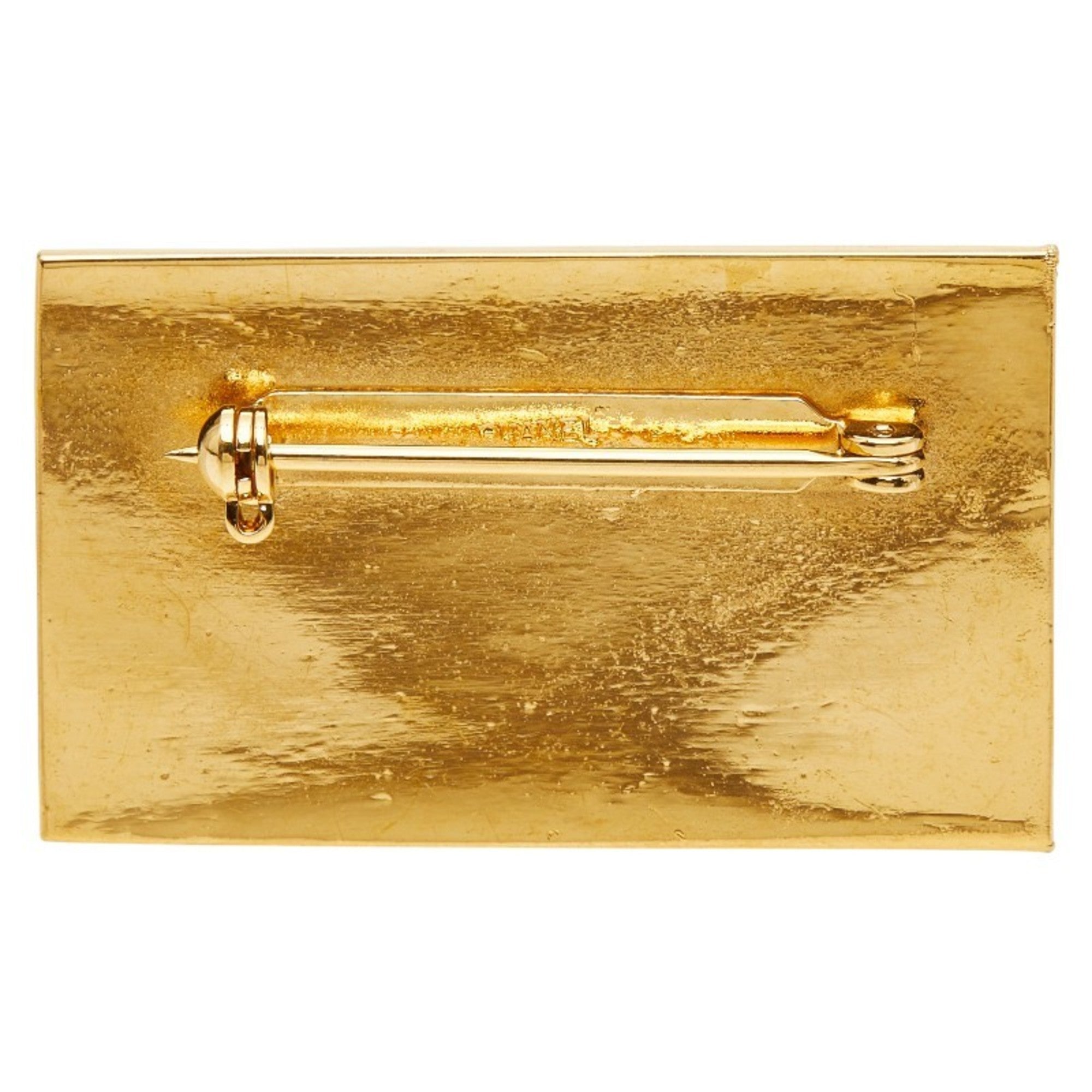 Brooch Gold-Tone Metal