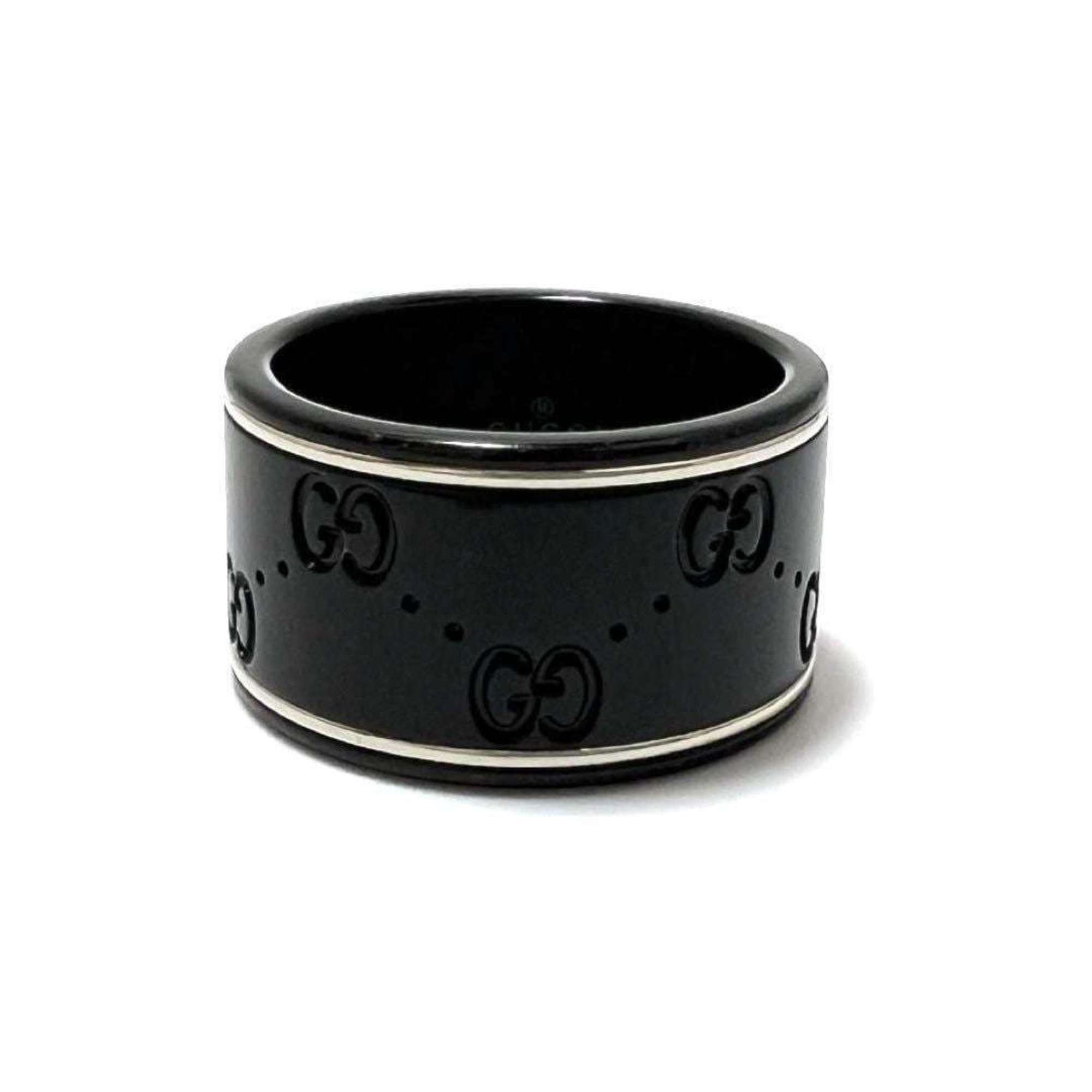 Band Ring 18K White Gold and Ceramic