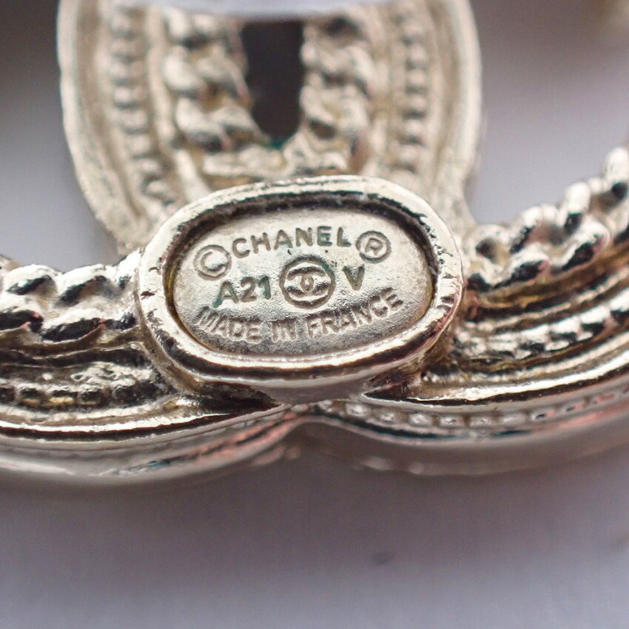 CC Logo Earrings Metal