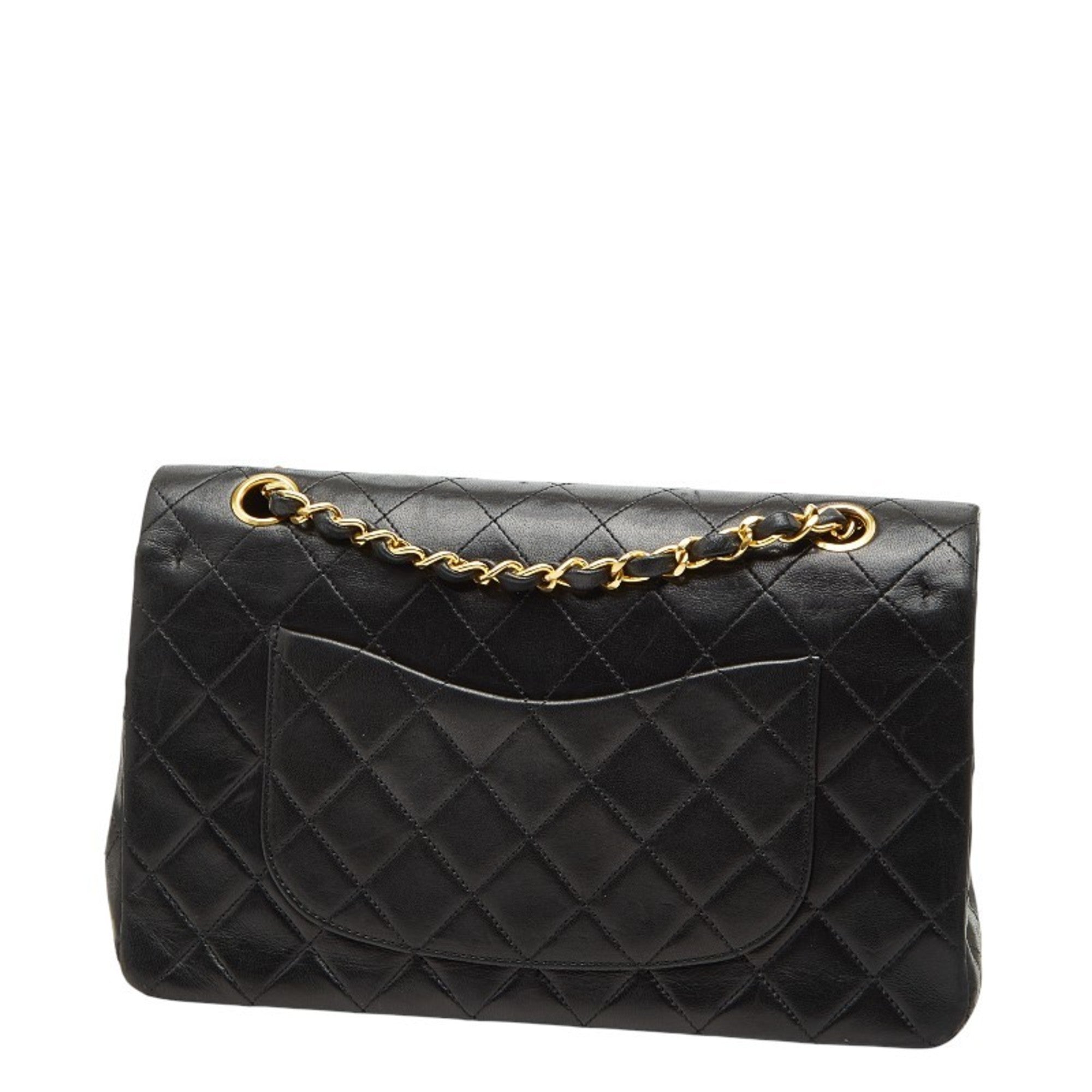 Vintage Classic Double Flap Bag Quilted Lambskin Medium