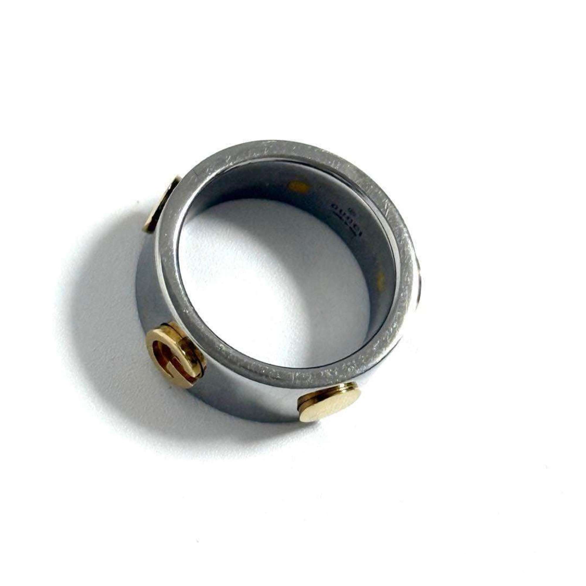 Ring Stainless Steel and Yellow Gold