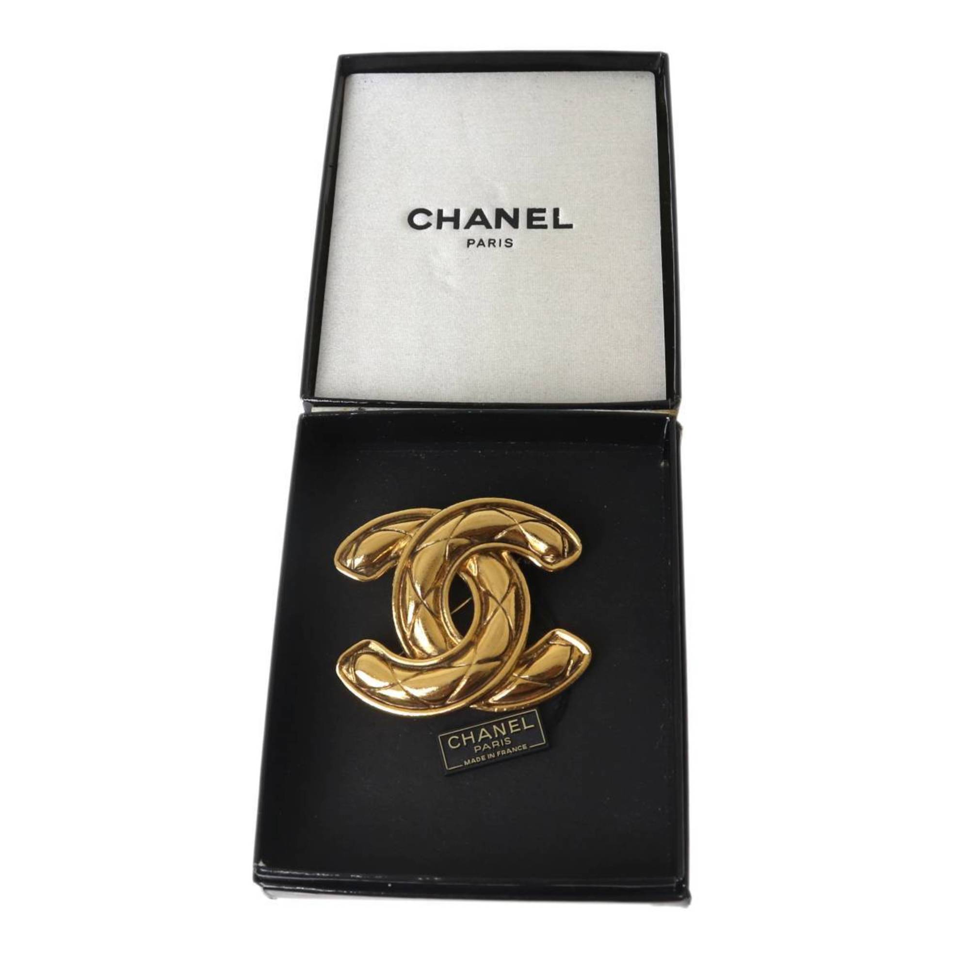 CC Logo Brooch Metal
