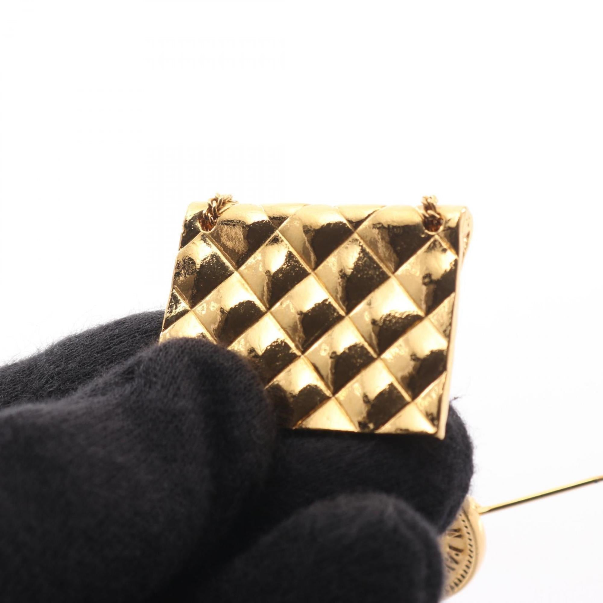 CC Logo Brooch Metal