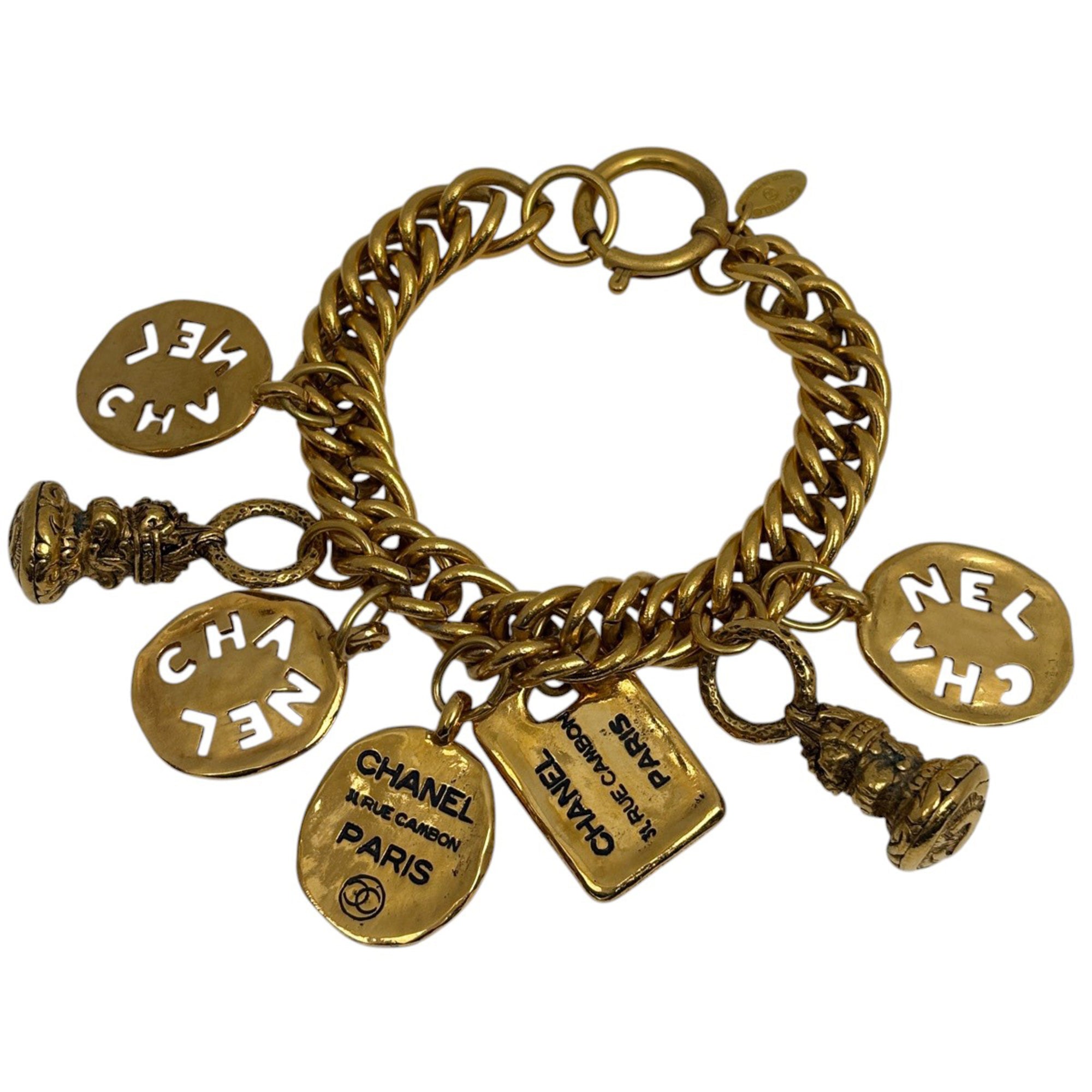 CC Logo Chain Bracelet Metal
