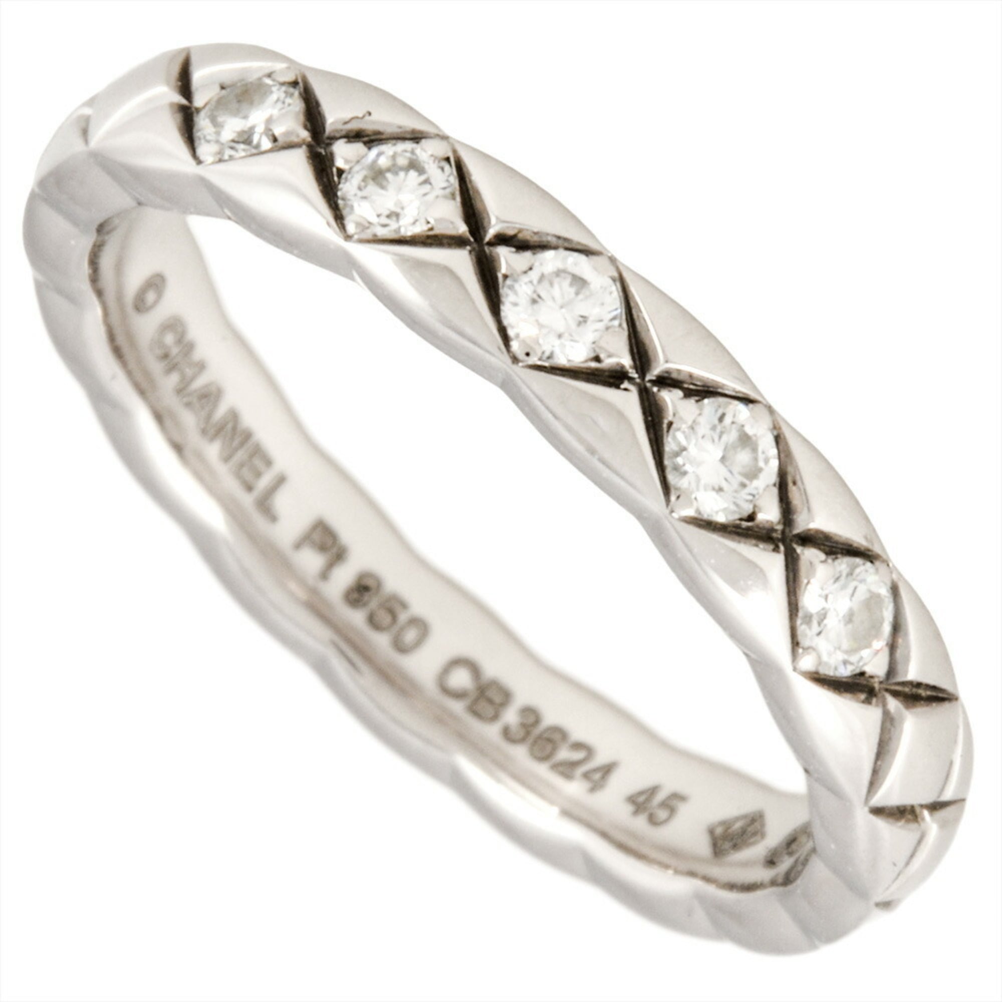 Ring Platinum with Diamond