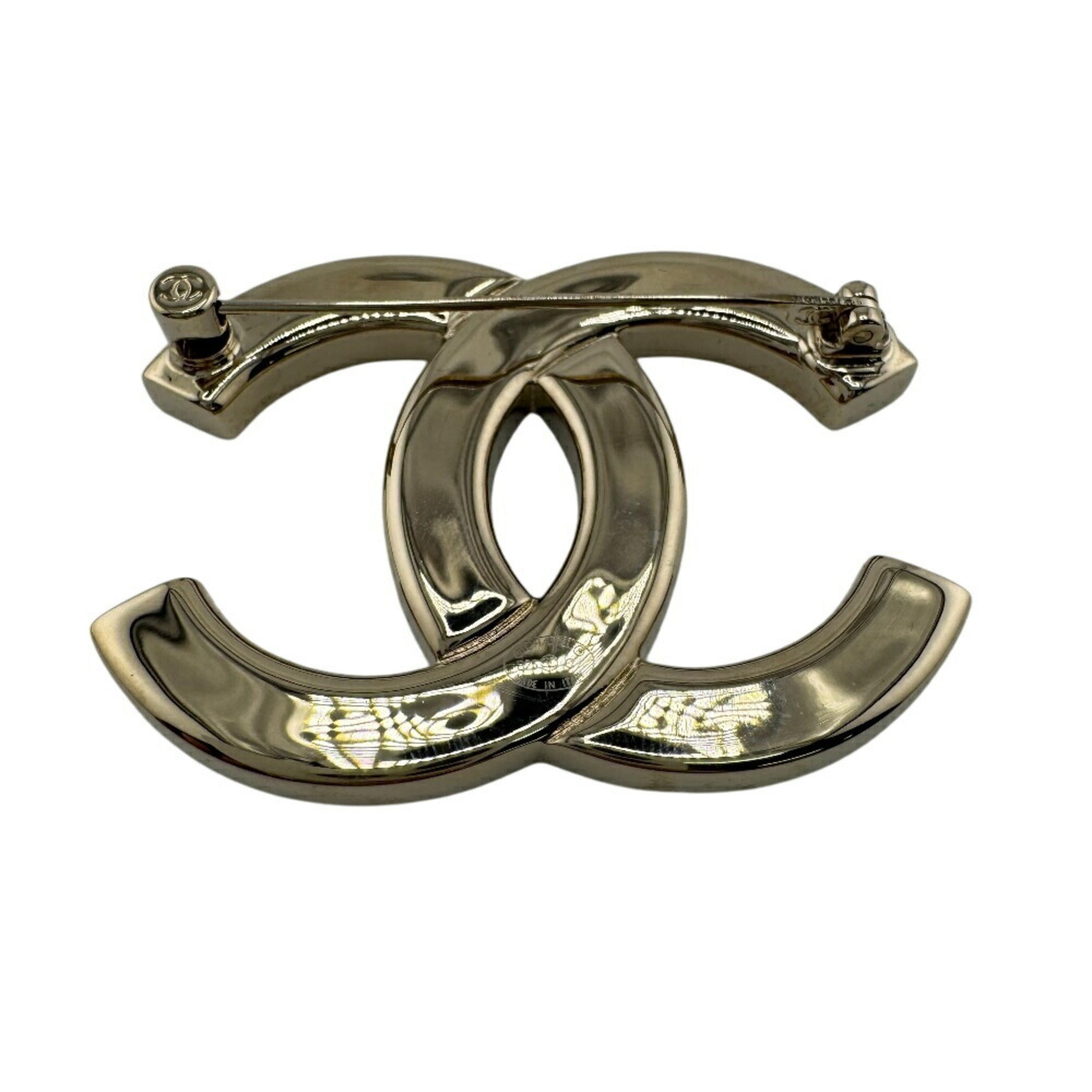 CC Logo Brooch Sterling Silver