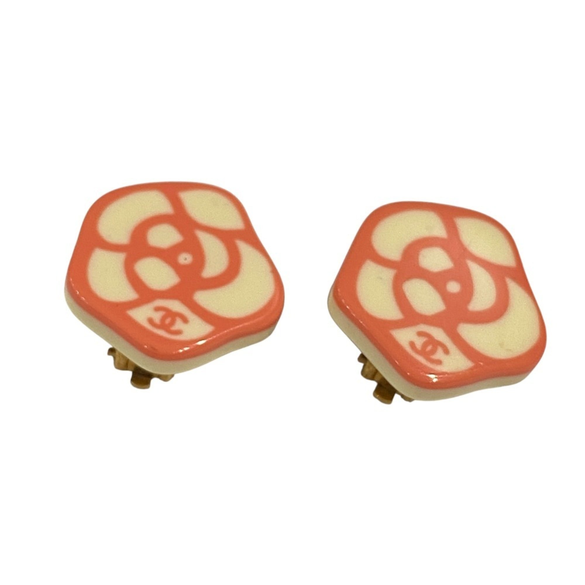 CC Logo Clip-On Earrings Metal