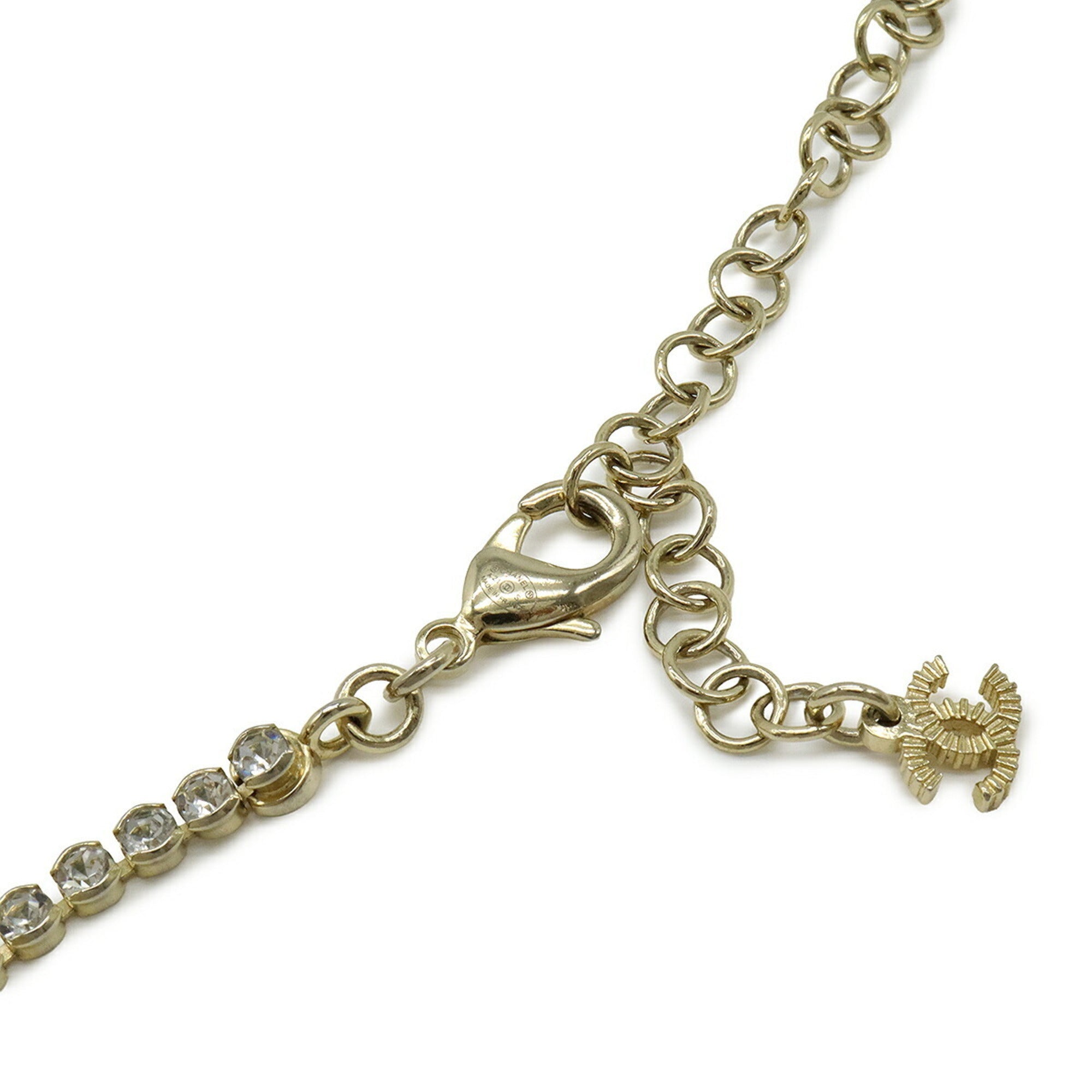 CC Logo Pendant Necklace Metal