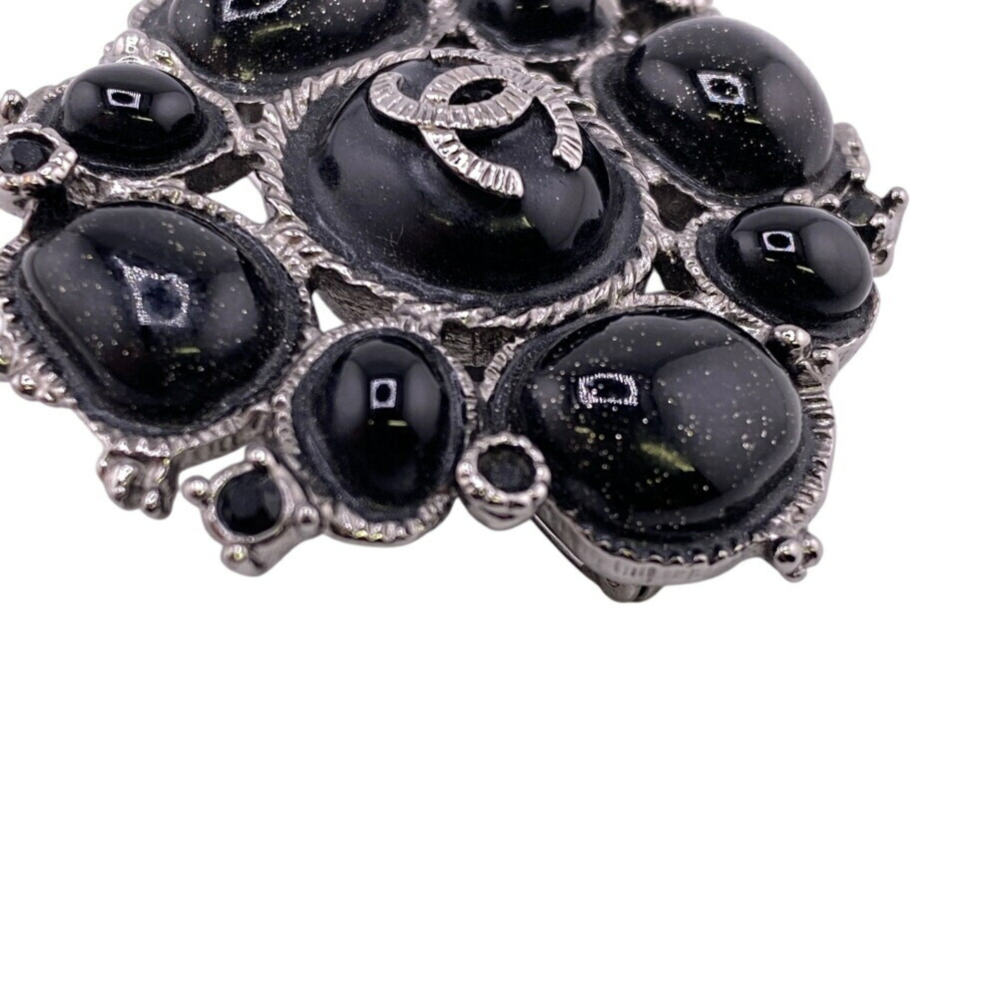 CC Logo Brooch Metal